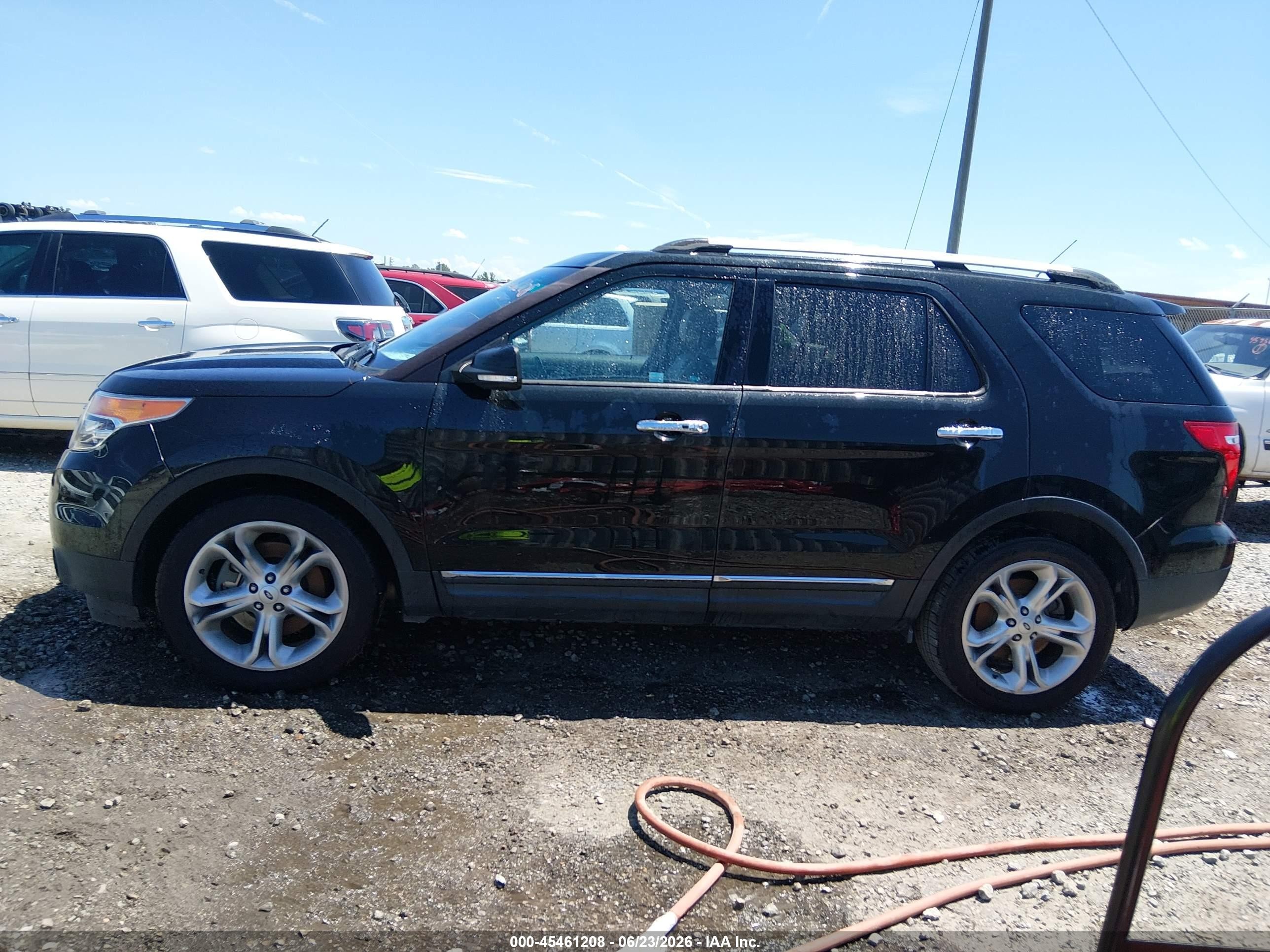 2015 Ford Explorer Limited Black vin: 1FM5K7F83FGC07175
