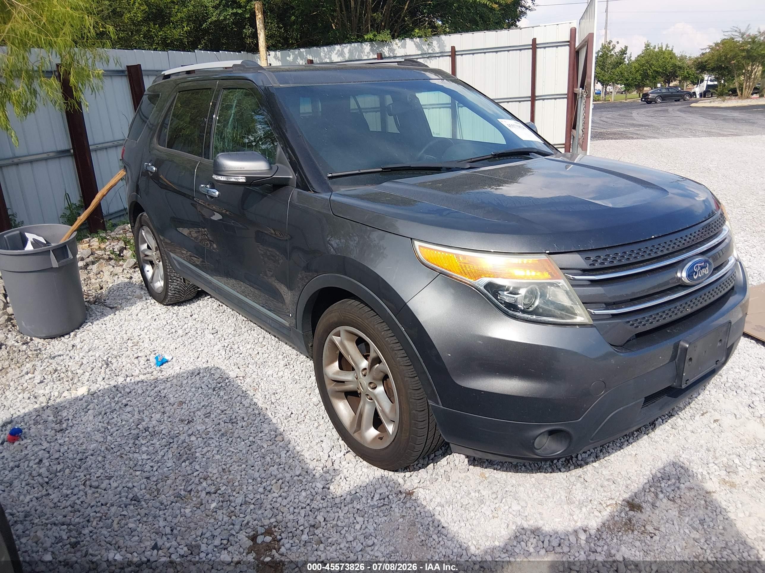 2015 Ford Explorer Limited Gray vin: 1FM5K7F83FGC17253