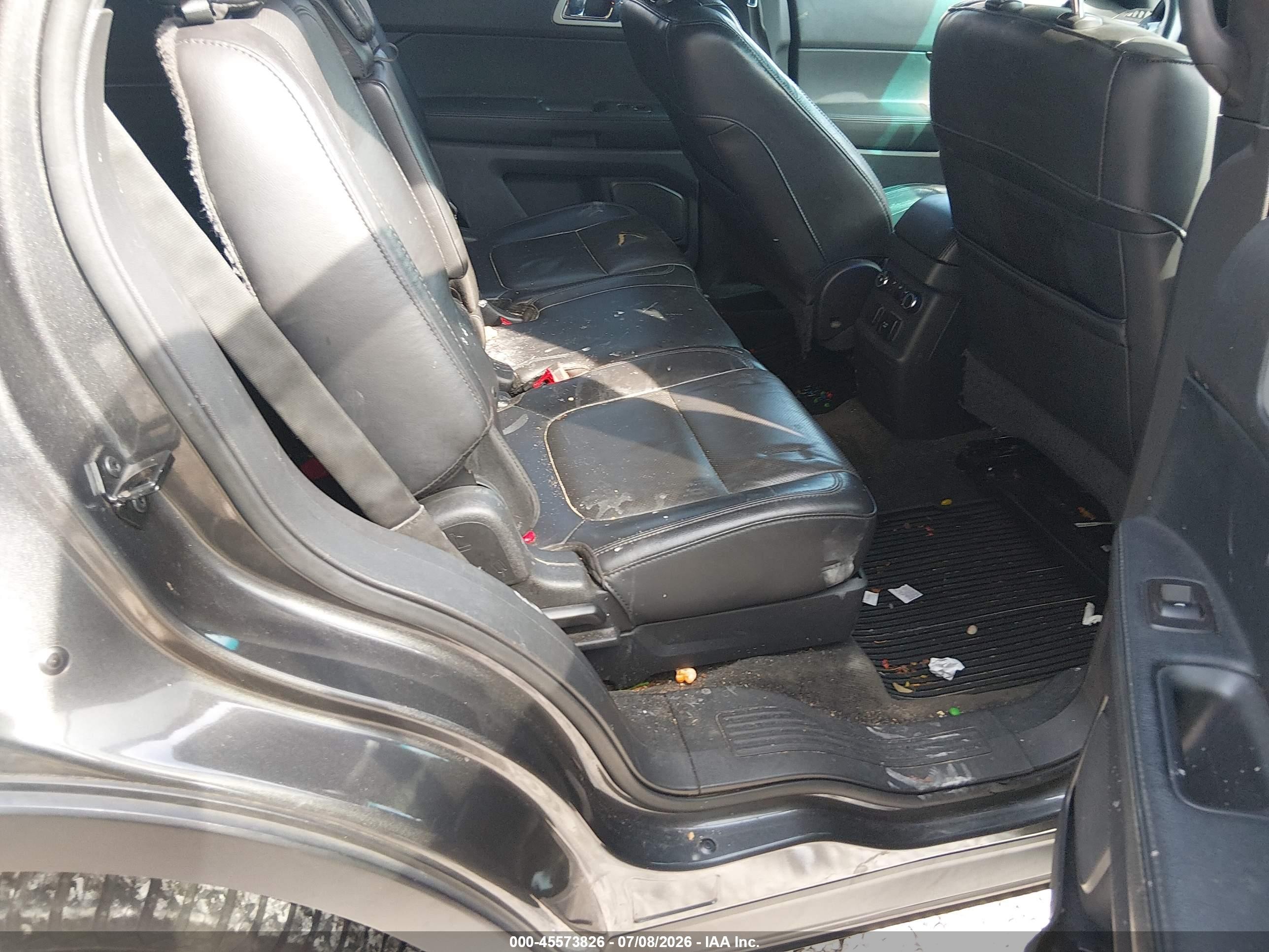 2015 Ford Explorer Limited Gray vin: 1FM5K7F83FGC17253