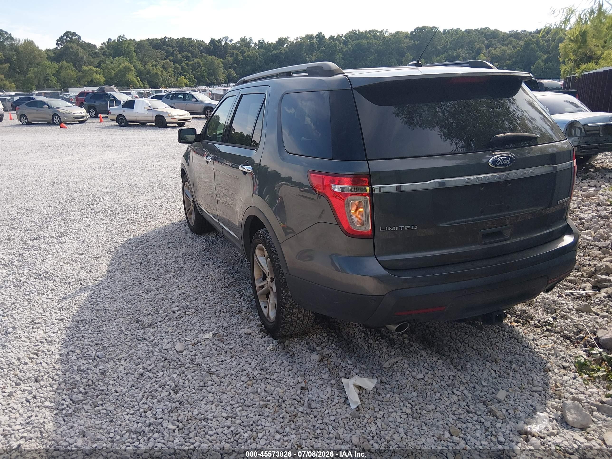 2015 Ford Explorer Limited Gray vin: 1FM5K7F83FGC17253