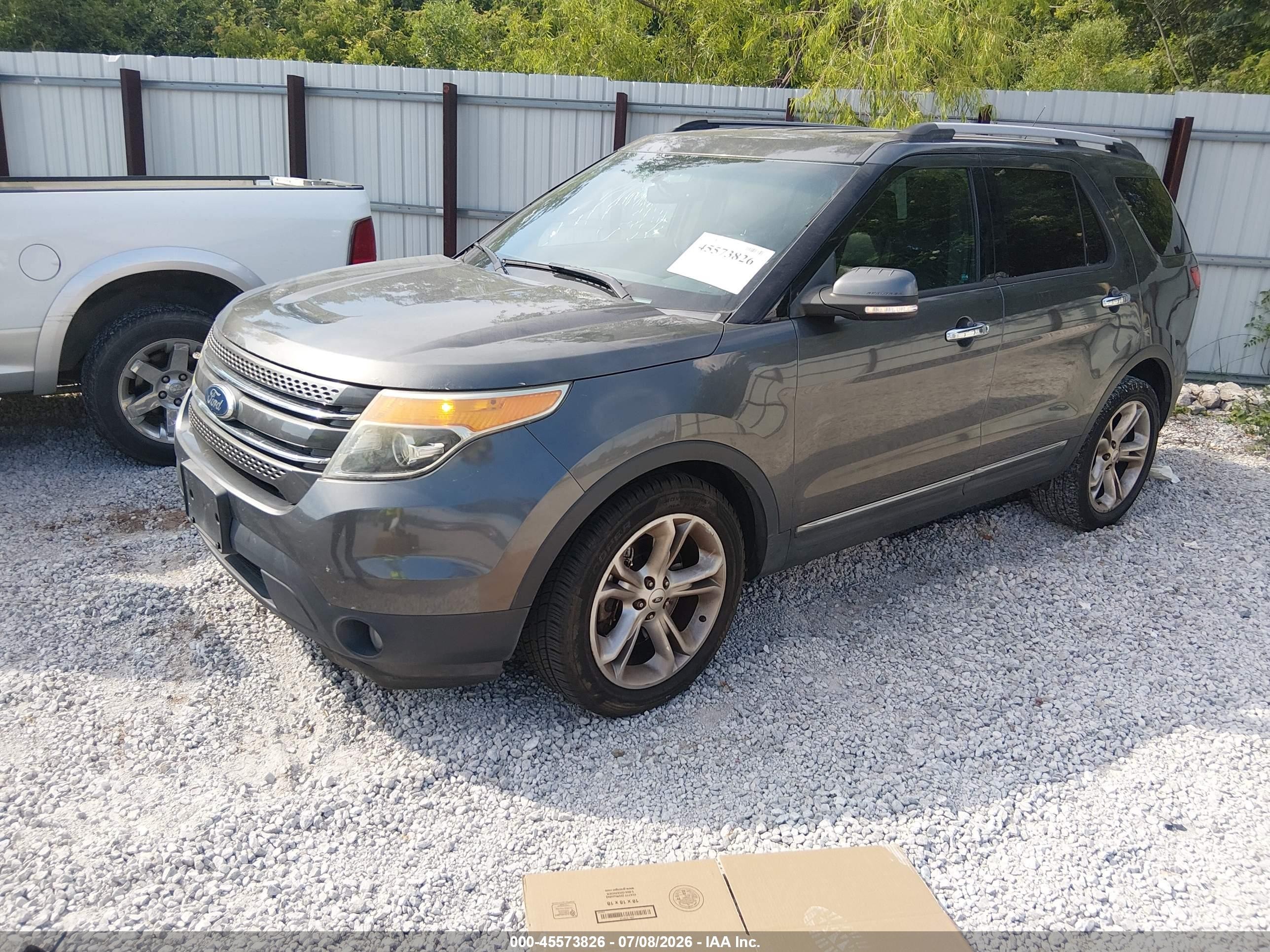 2015 Ford Explorer Limited Gray vin: 1FM5K7F83FGC17253