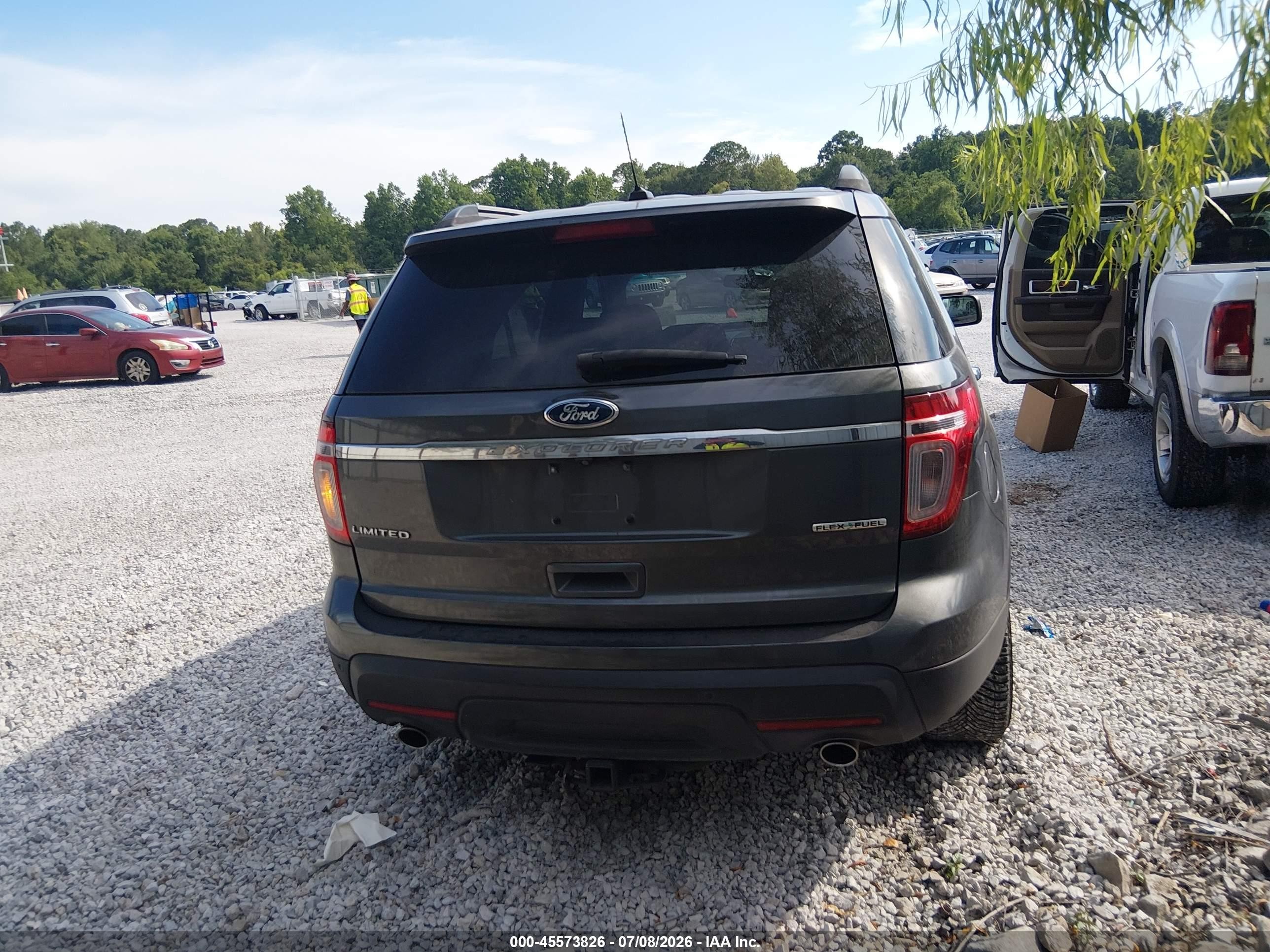 2015 Ford Explorer Limited Gray vin: 1FM5K7F83FGC17253