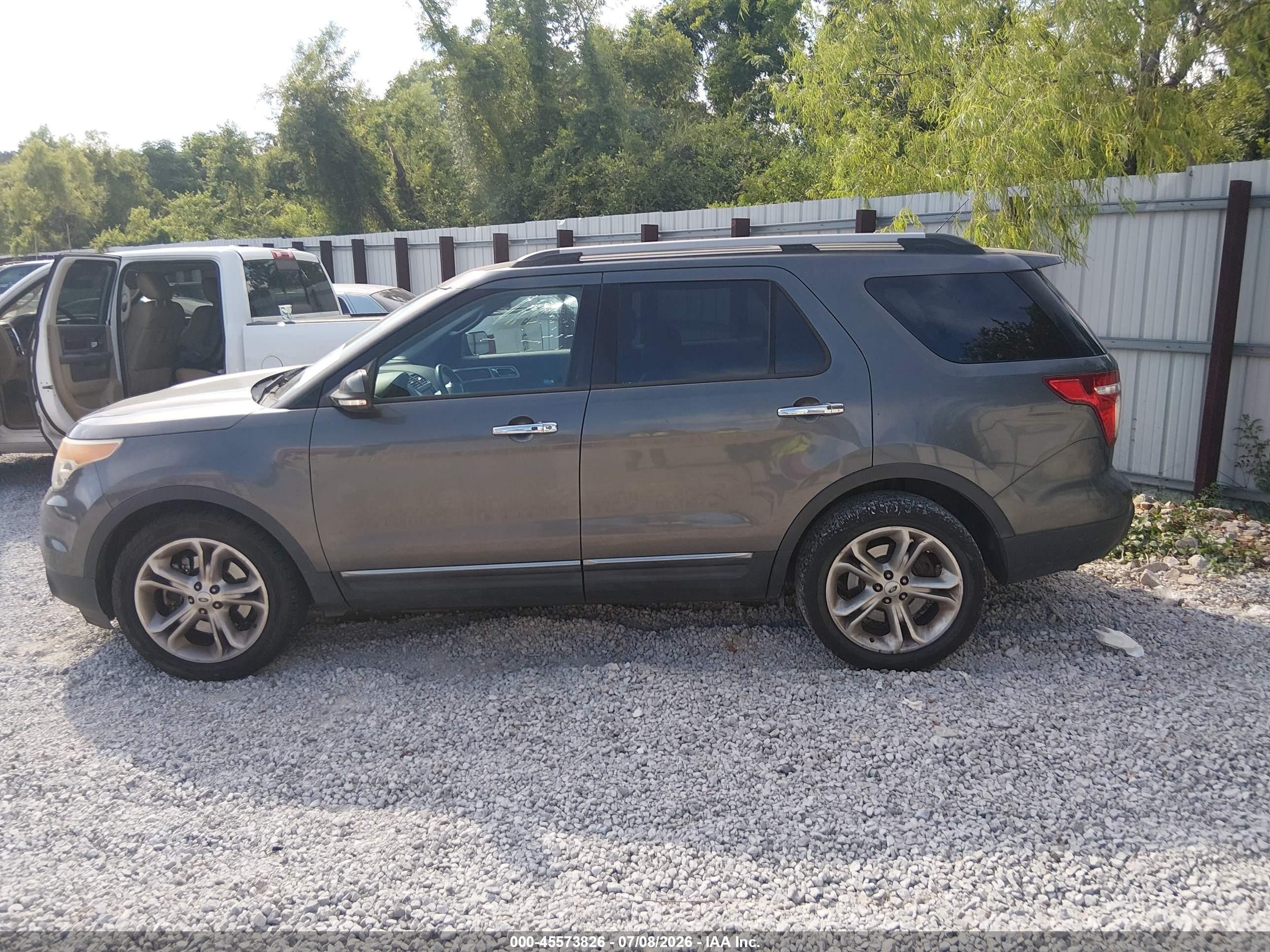 2015 Ford Explorer Limited Gray vin: 1FM5K7F83FGC17253