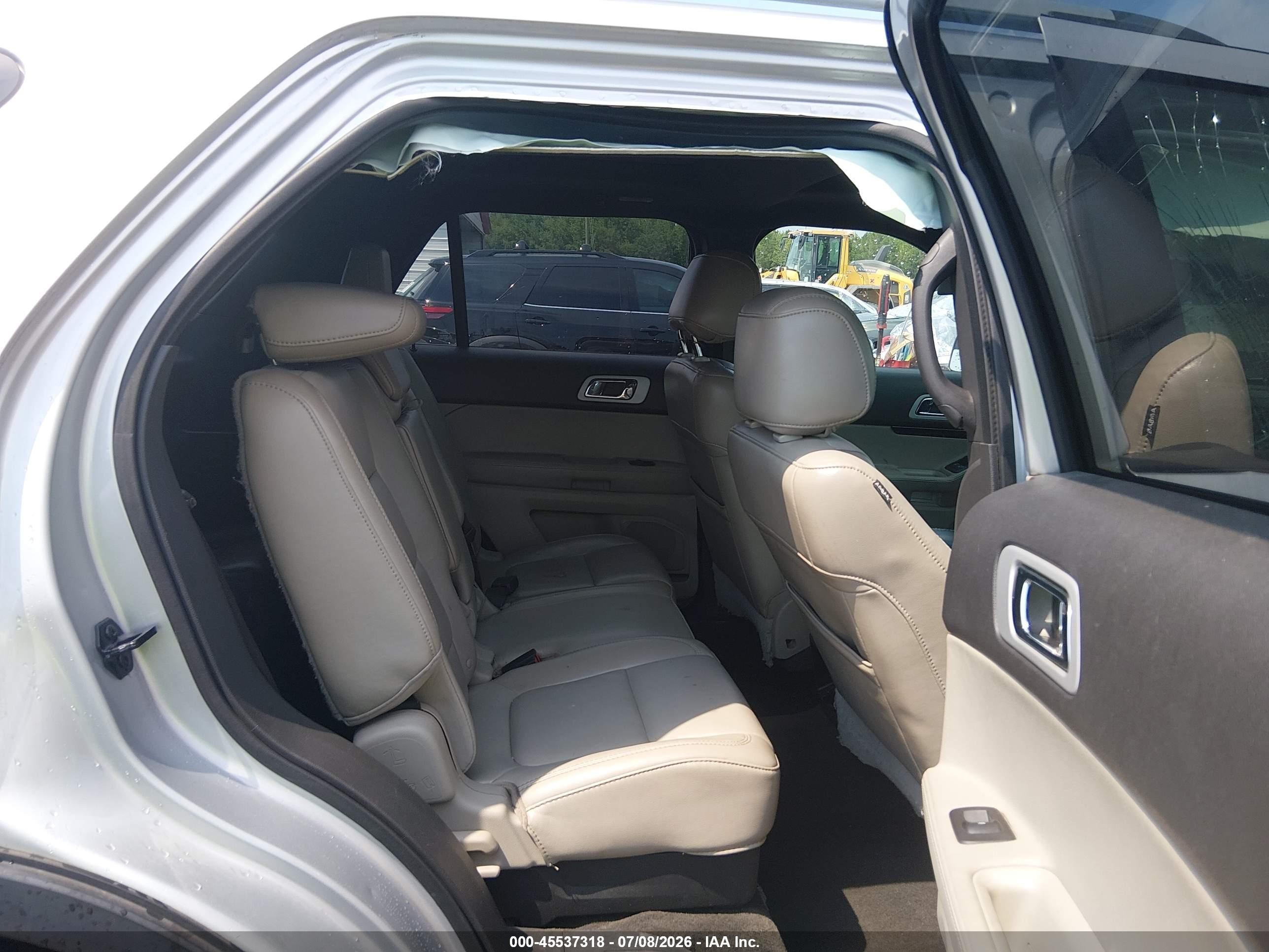 2013 Ford Explorer Limited Silver vin: 1FM5K7F84DGA08908