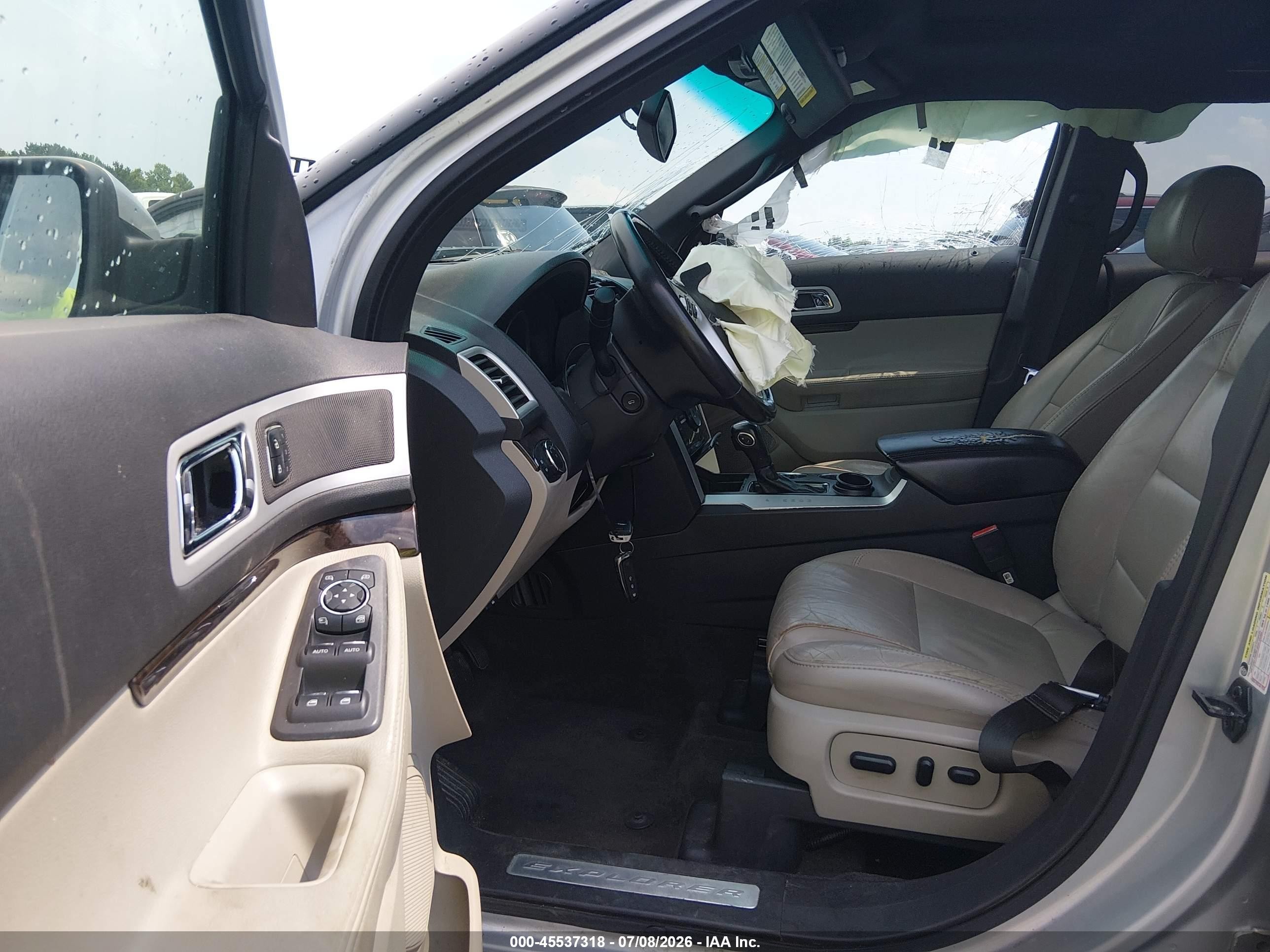 2013 Ford Explorer Limited Silver vin: 1FM5K7F84DGA08908
