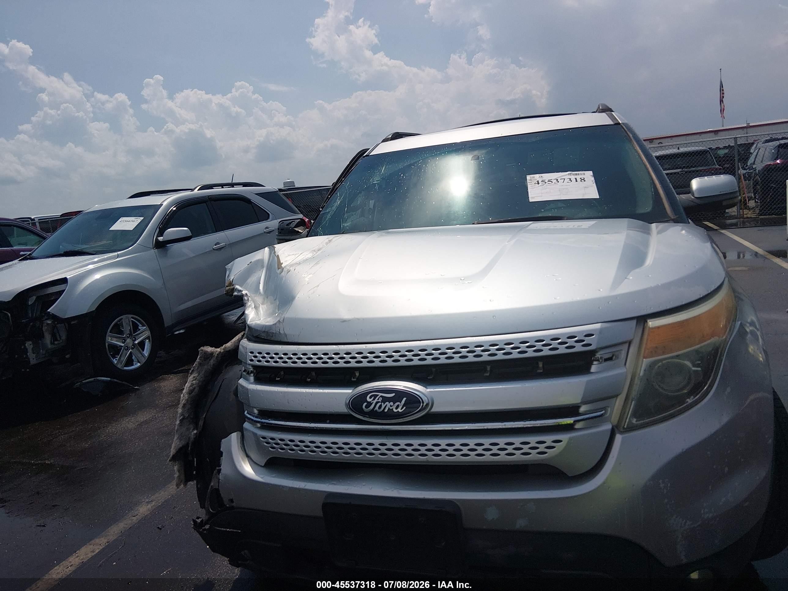 2013 Ford Explorer Limited Silver vin: 1FM5K7F84DGA08908