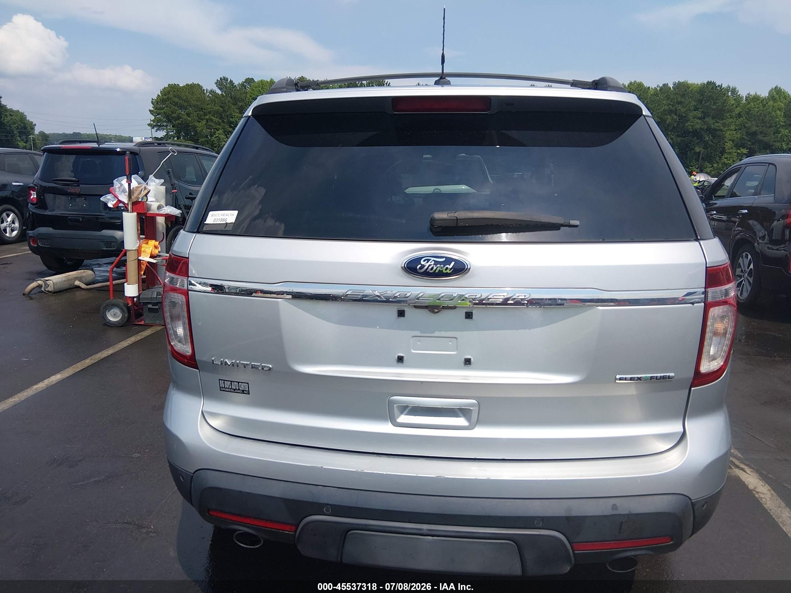 2013 Ford Explorer Limited Silver vin: 1FM5K7F84DGA08908