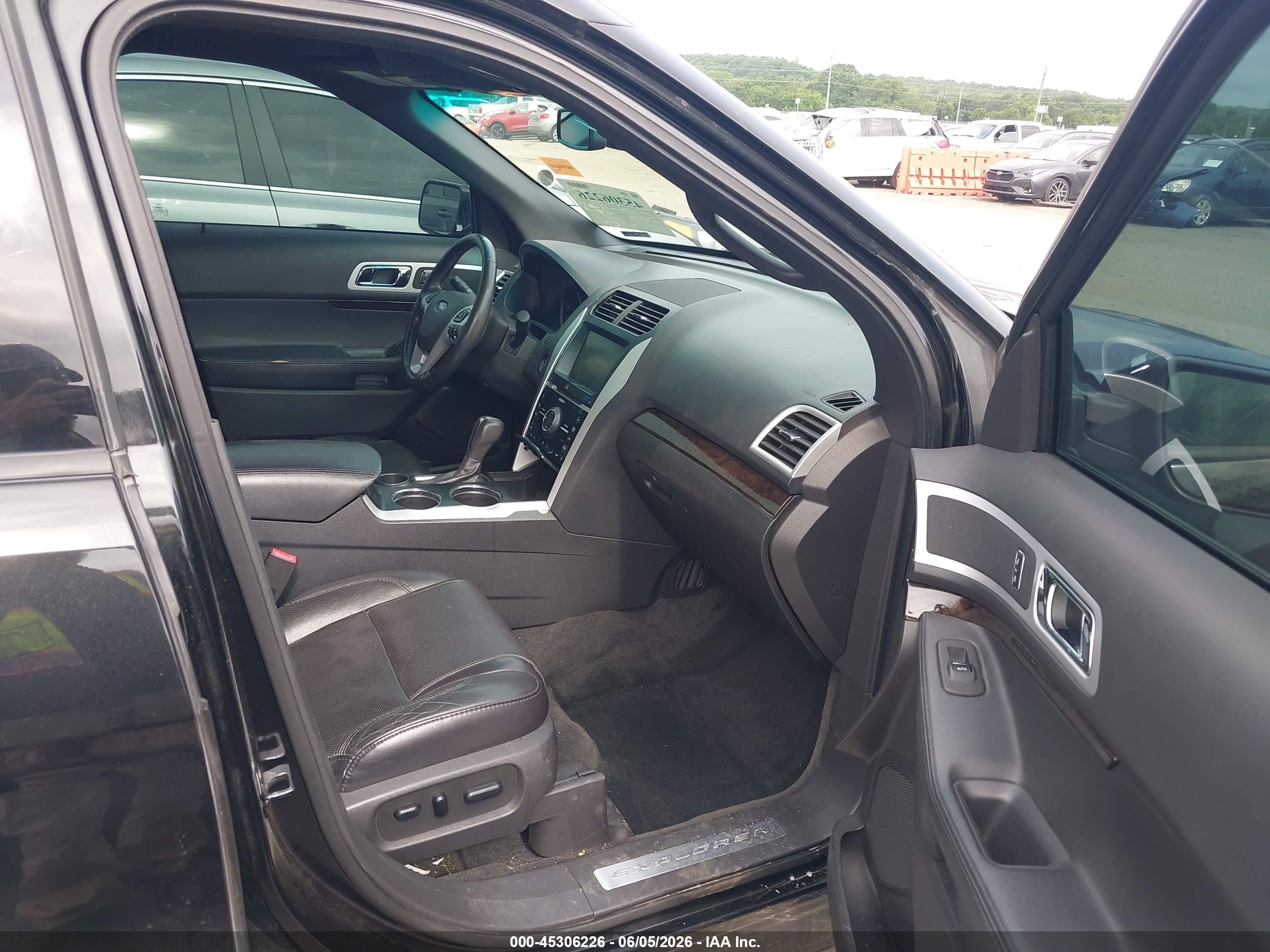 2013 Ford Explorer Limited Black vin: 1FM5K7F84DGA74973