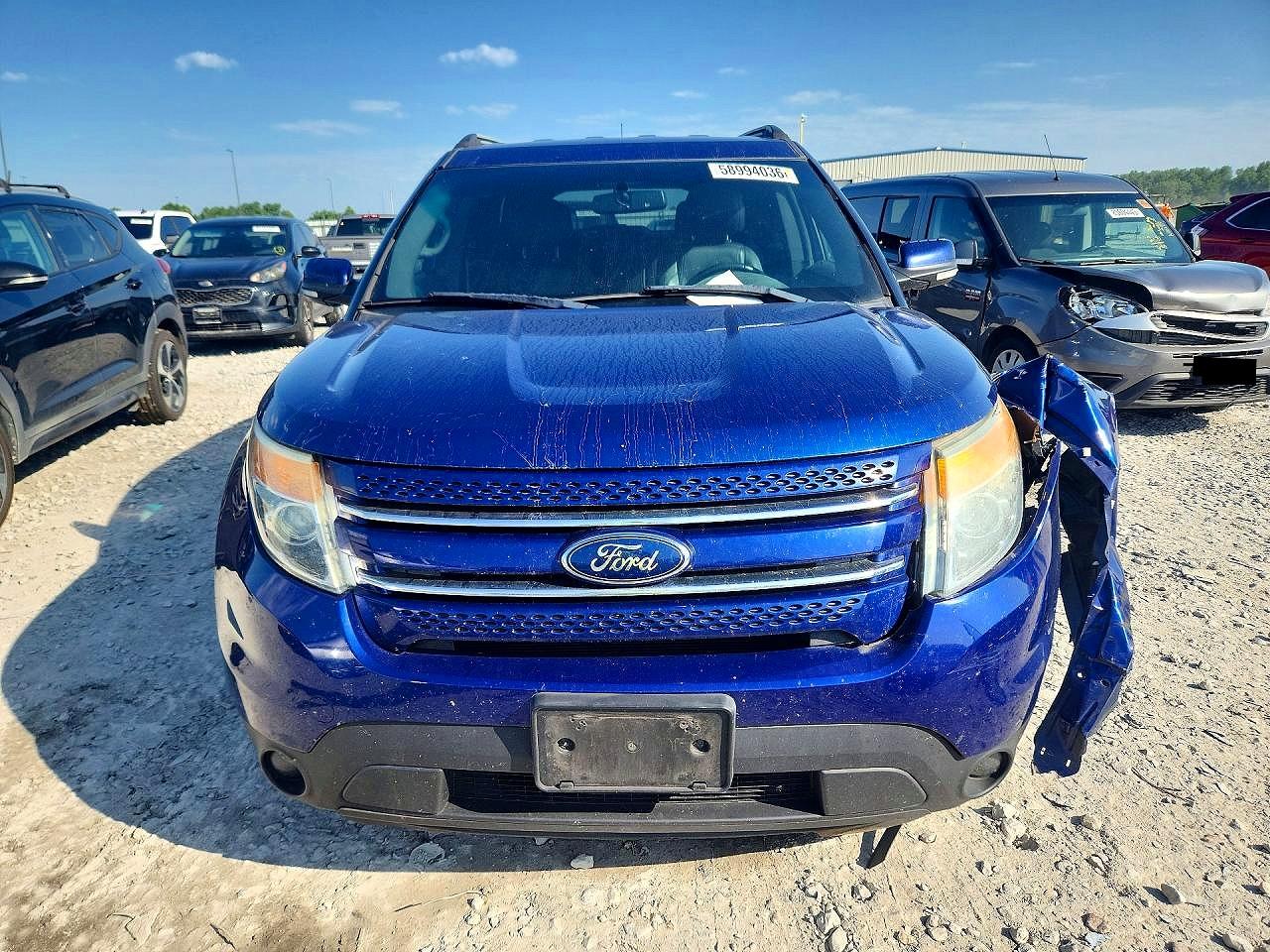2013 Ford Explorer Limited Blue vin: 1FM5K7F84DGC06646