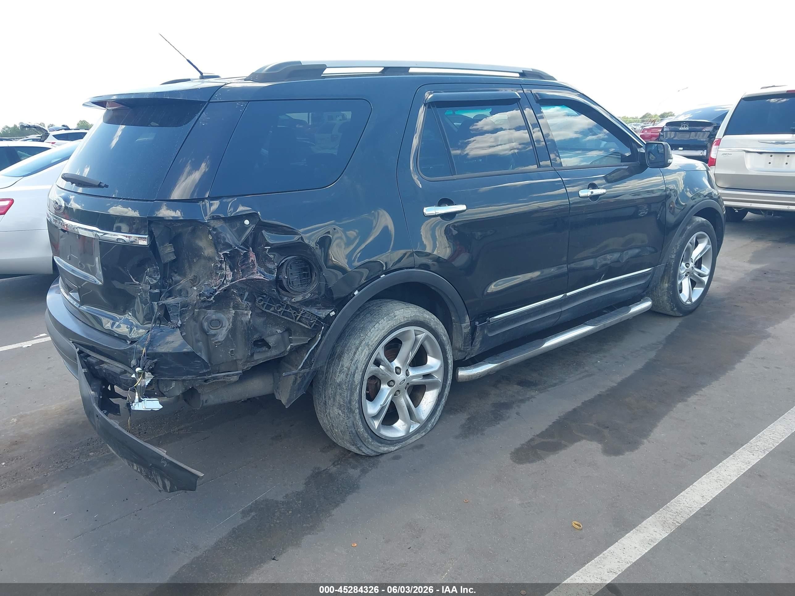2013 Ford Explorer Limited Black vin: 1FM5K7F84DGC06730