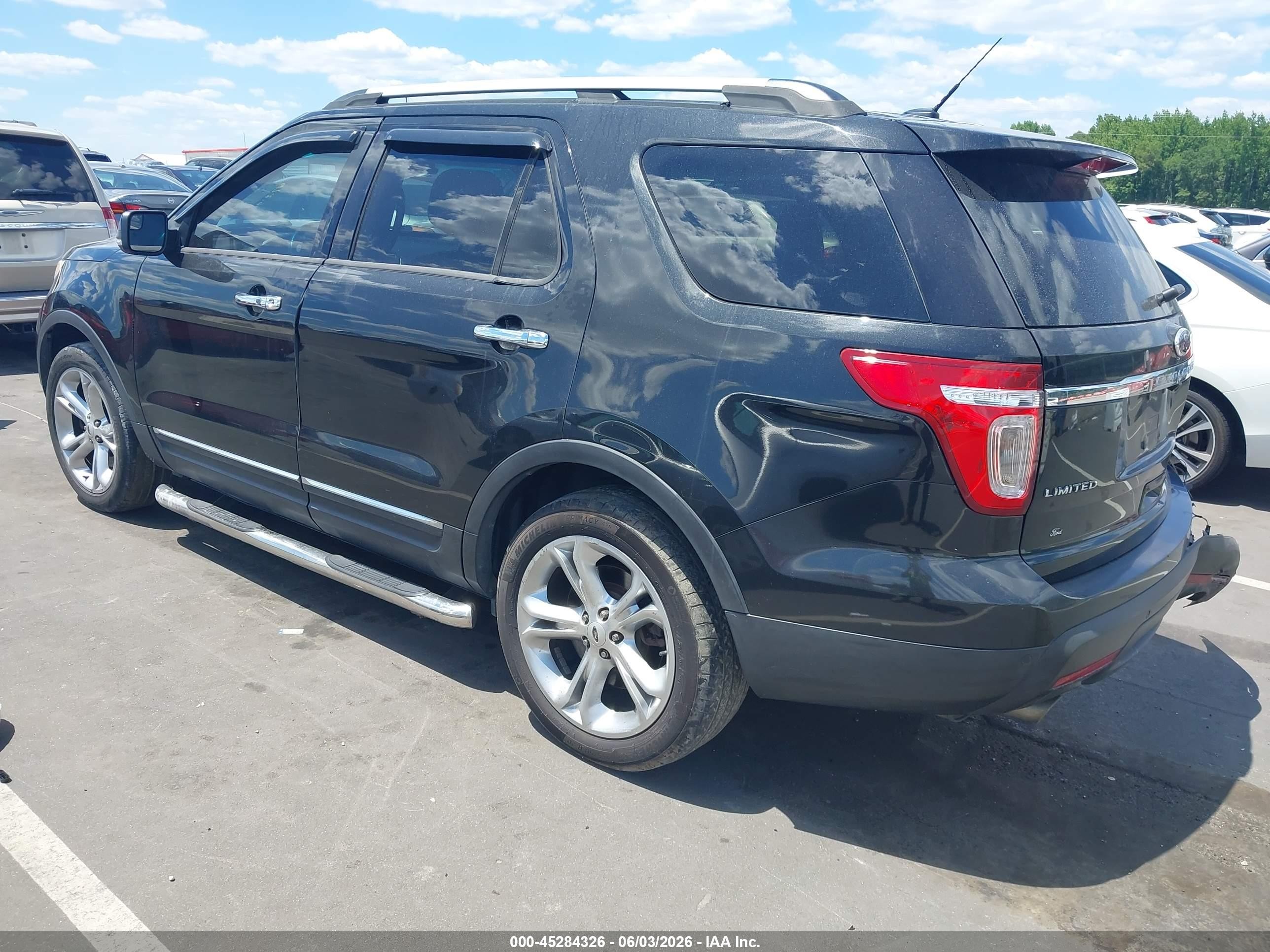 2013 Ford Explorer Limited Black vin: 1FM5K7F84DGC06730