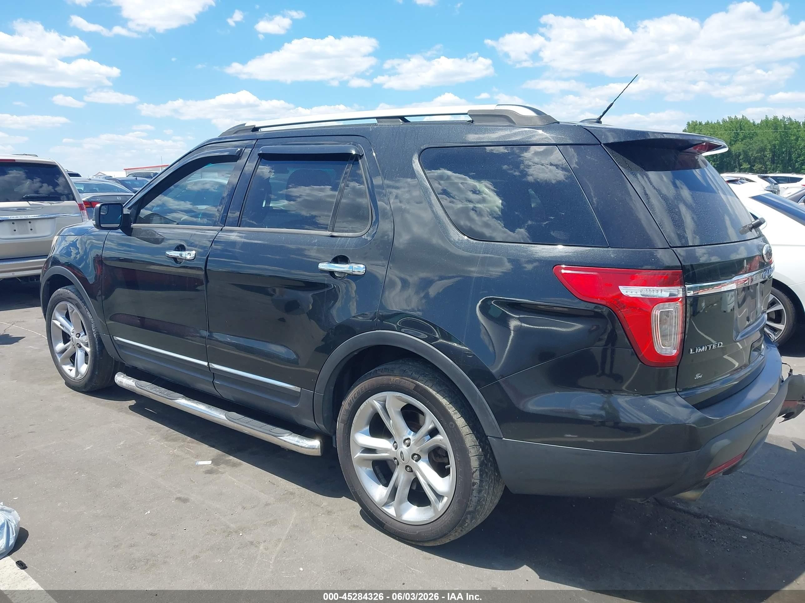 2013 Ford Explorer Limited Black vin: 1FM5K7F84DGC06730