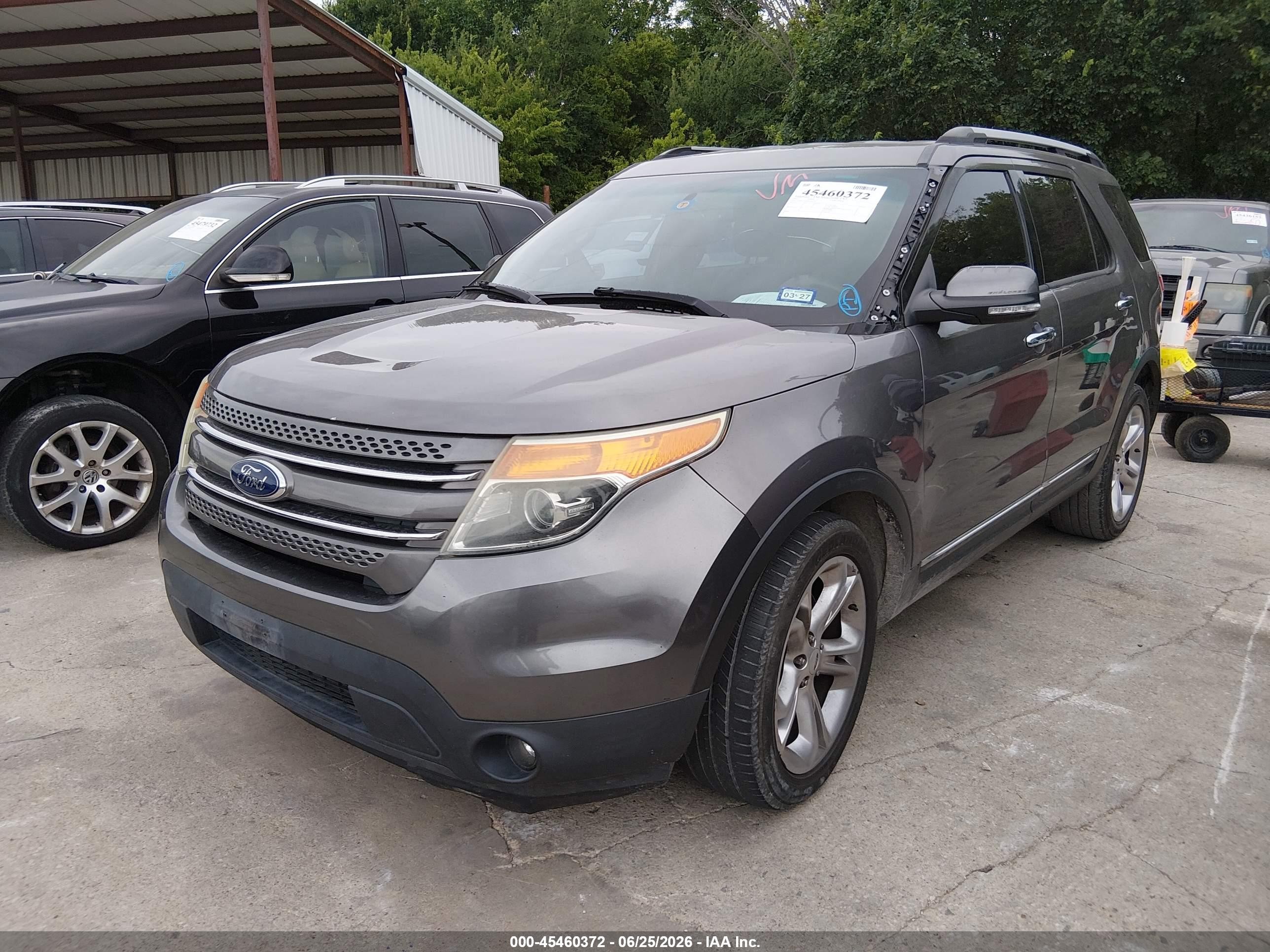 2013 Ford Explorer Limited Gray vin: 1FM5K7F84DGC16772
