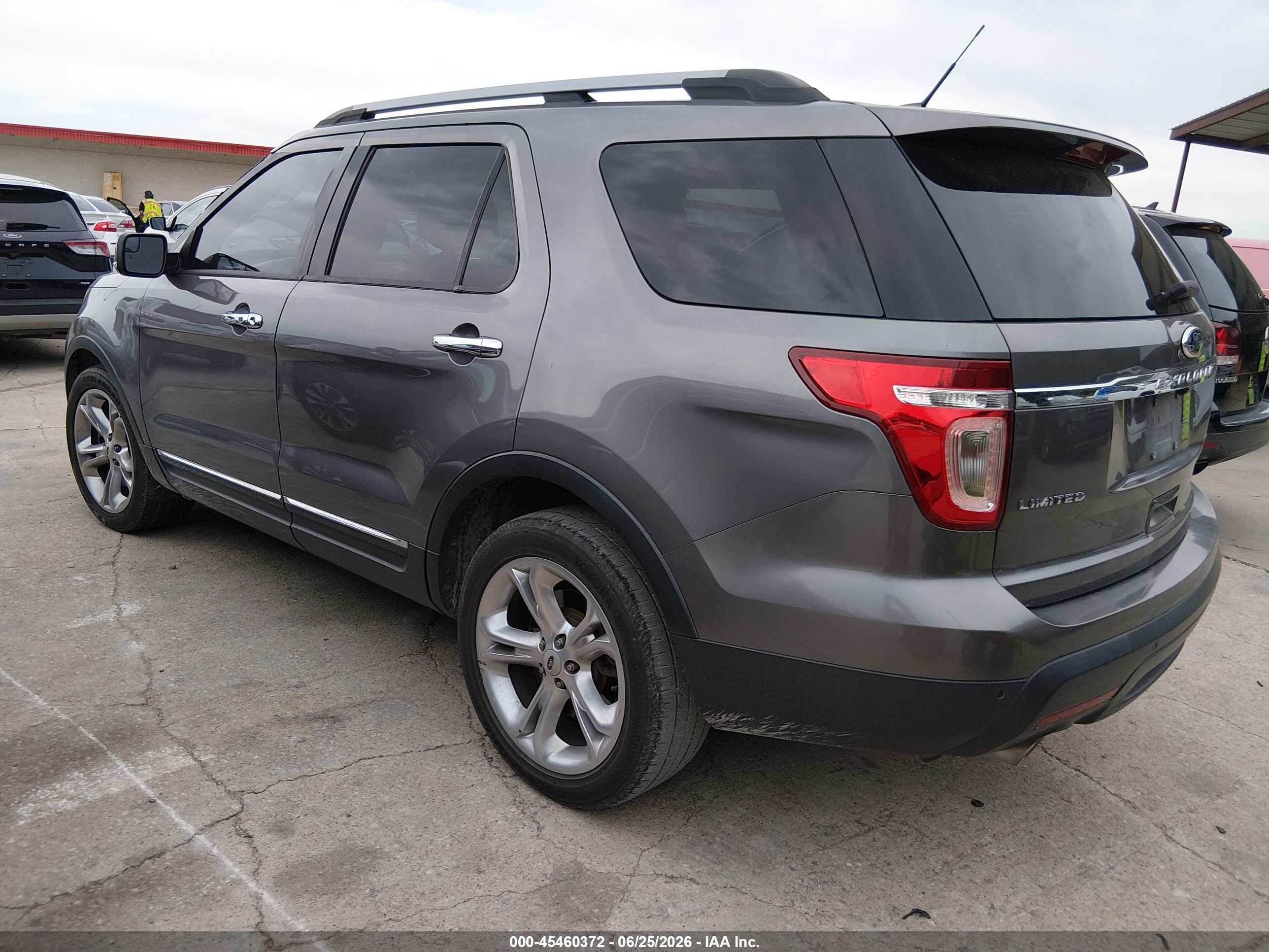 2013 Ford Explorer Limited Gray vin: 1FM5K7F84DGC16772