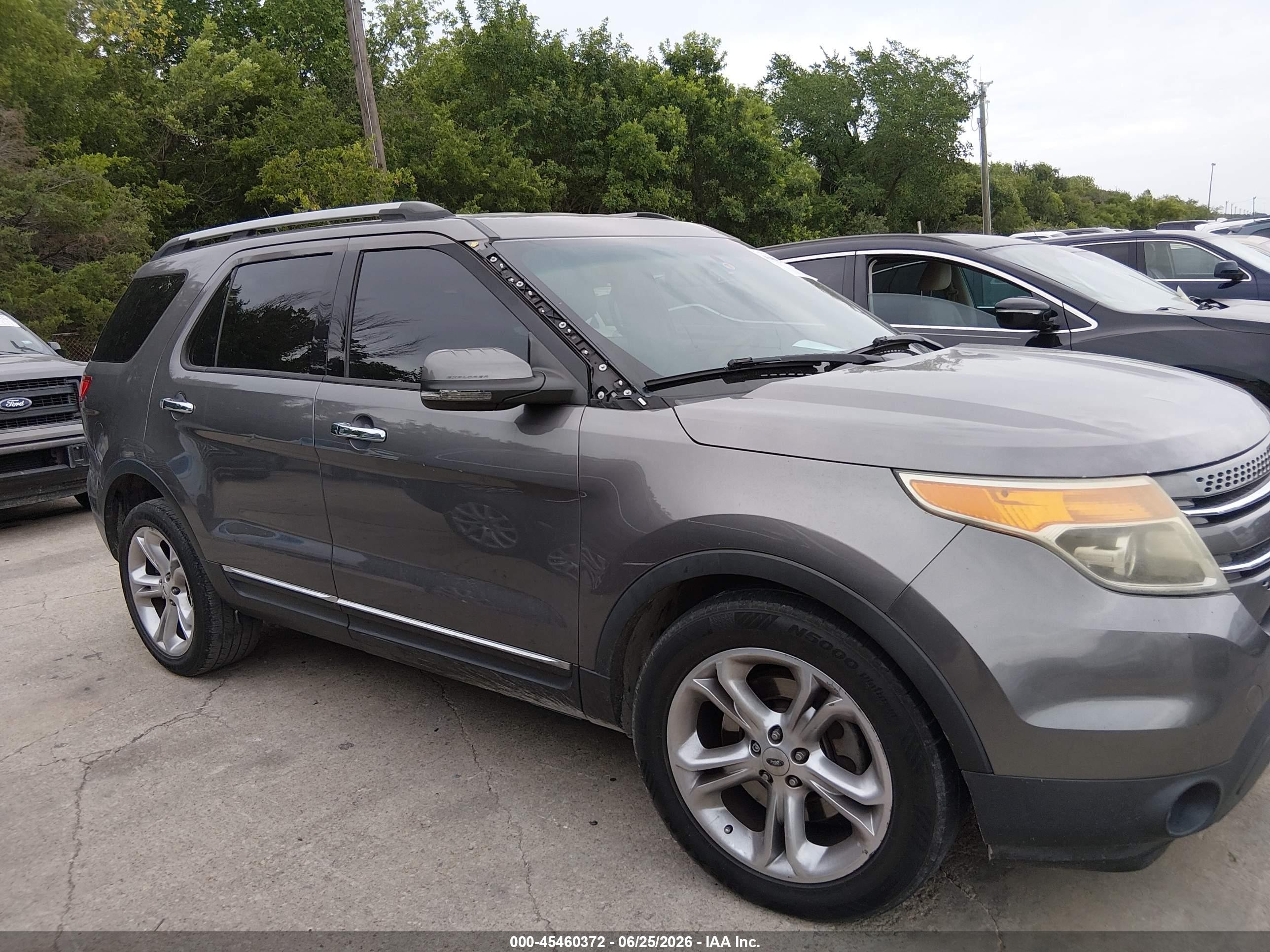2013 Ford Explorer Limited Gray vin: 1FM5K7F84DGC16772