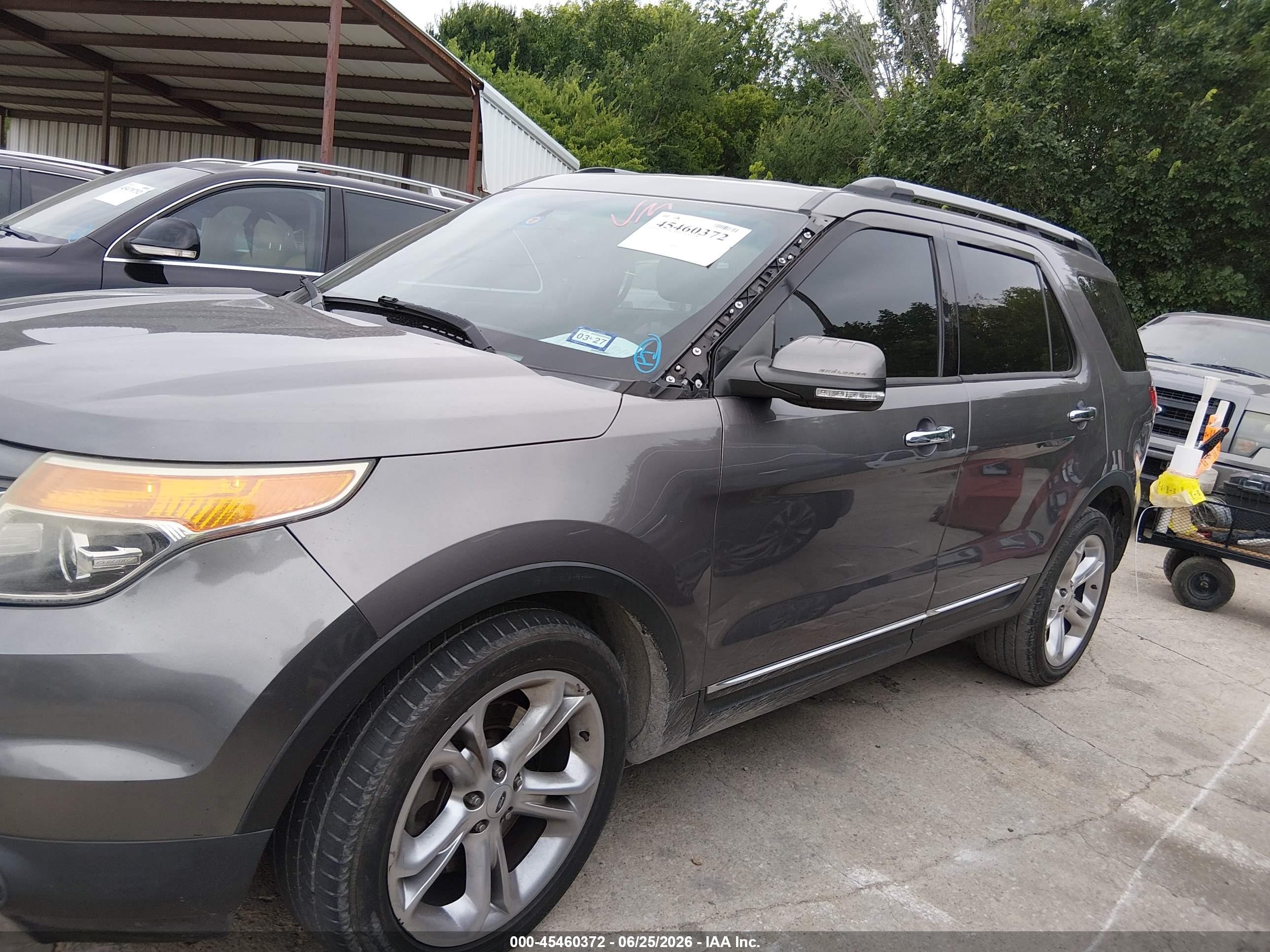 2013 Ford Explorer Limited Gray vin: 1FM5K7F84DGC16772