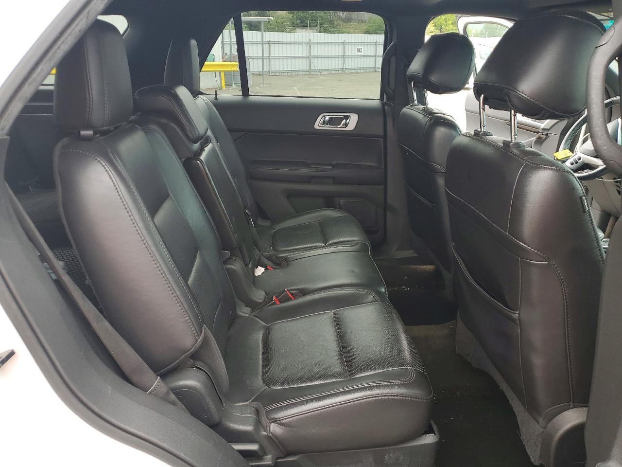 2013 Ford Explorer Limited White vin: 1FM5K7F84DGC70444