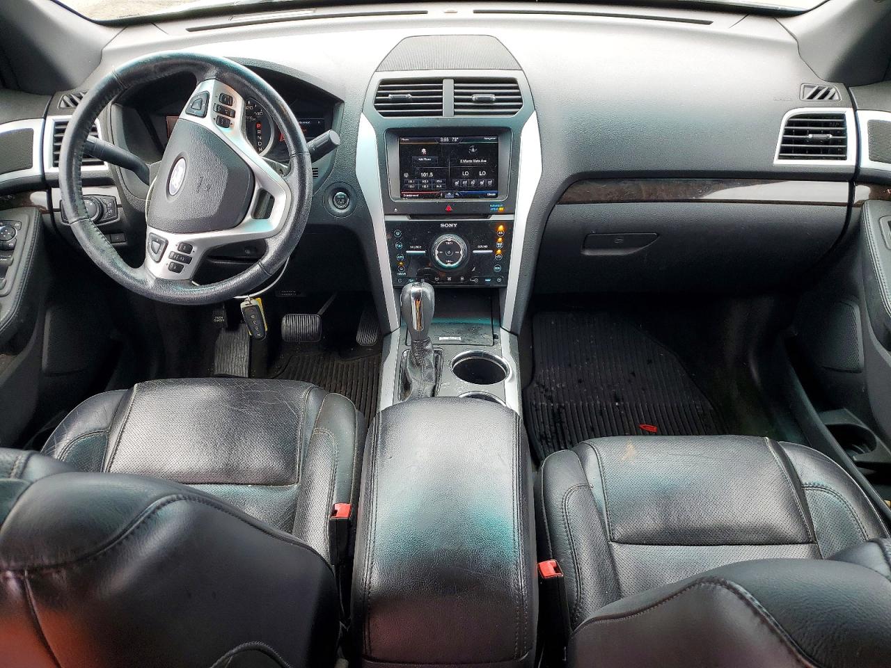 2013 Ford Explorer Limited White vin: 1FM5K7F84DGC70444