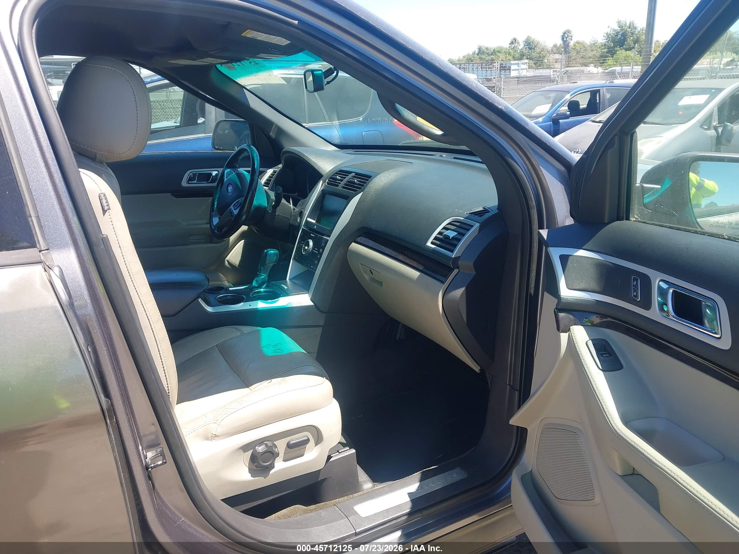 2014 Ford Explorer Limited Gray vin: 1FM5K7F84EGA23913