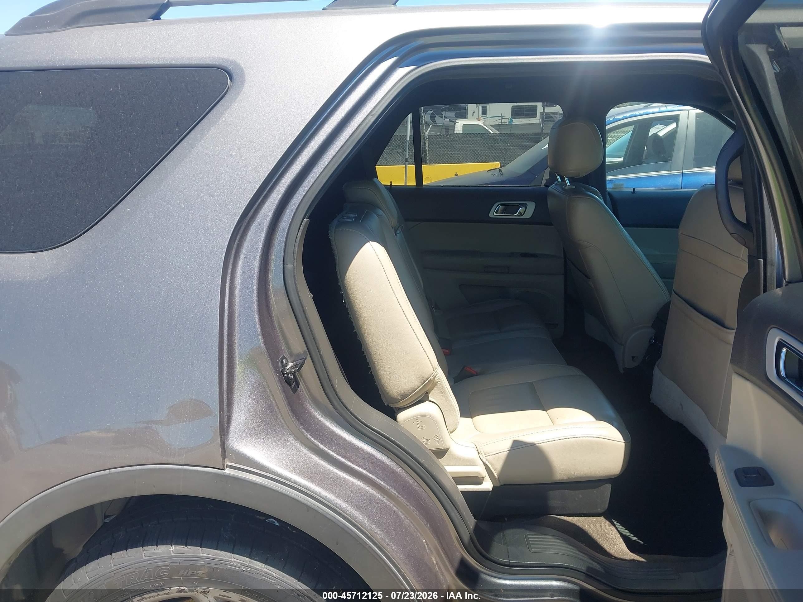2014 Ford Explorer Limited Gray vin: 1FM5K7F84EGA23913