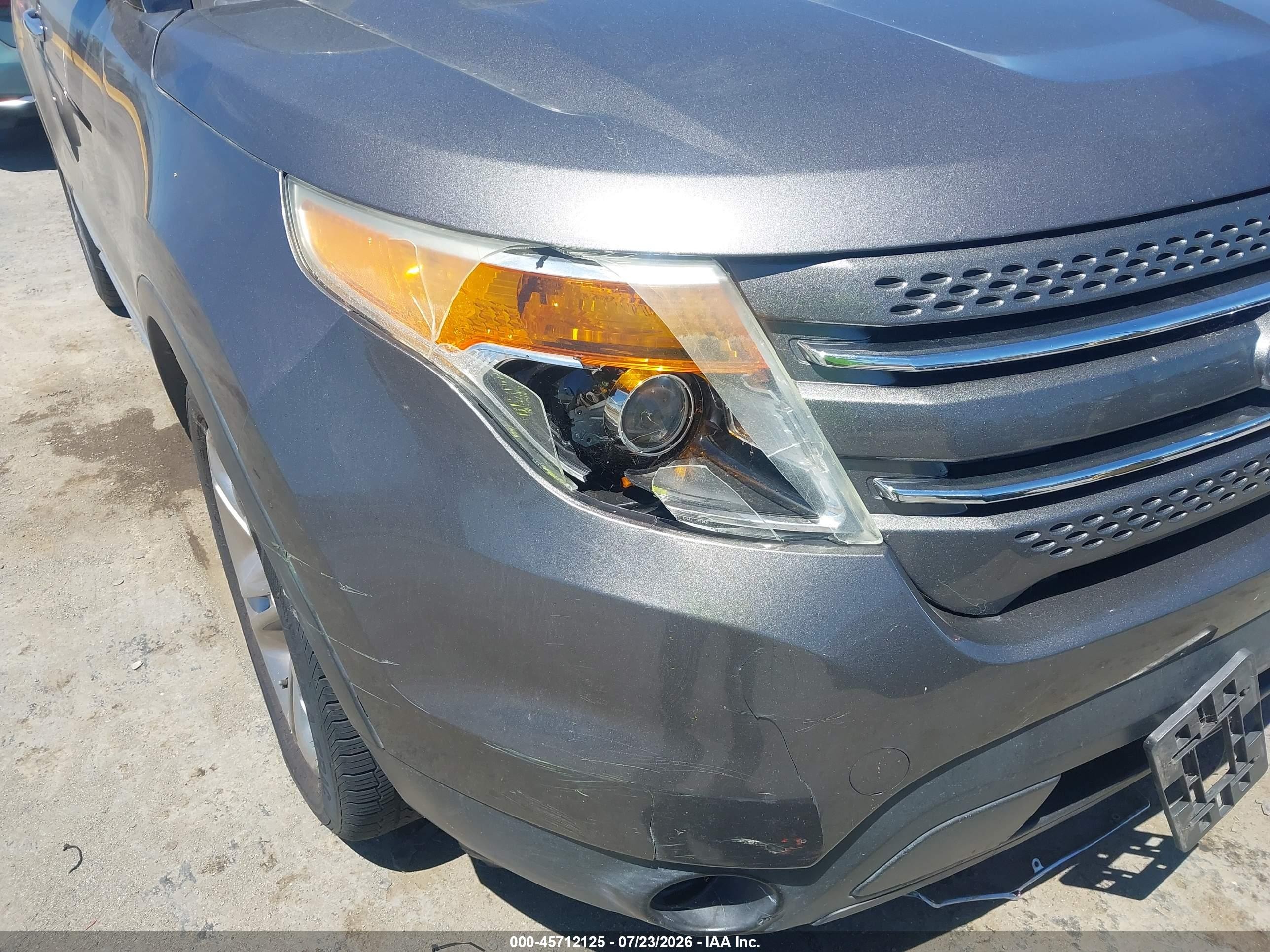 2014 Ford Explorer Limited Gray vin: 1FM5K7F84EGA23913
