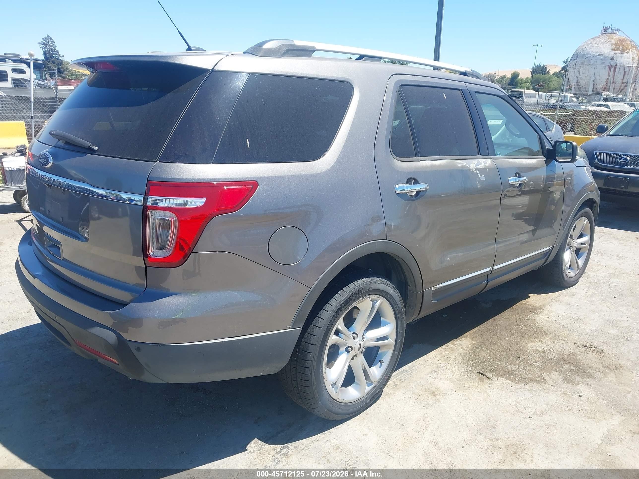 2014 Ford Explorer Limited Gray vin: 1FM5K7F84EGA23913