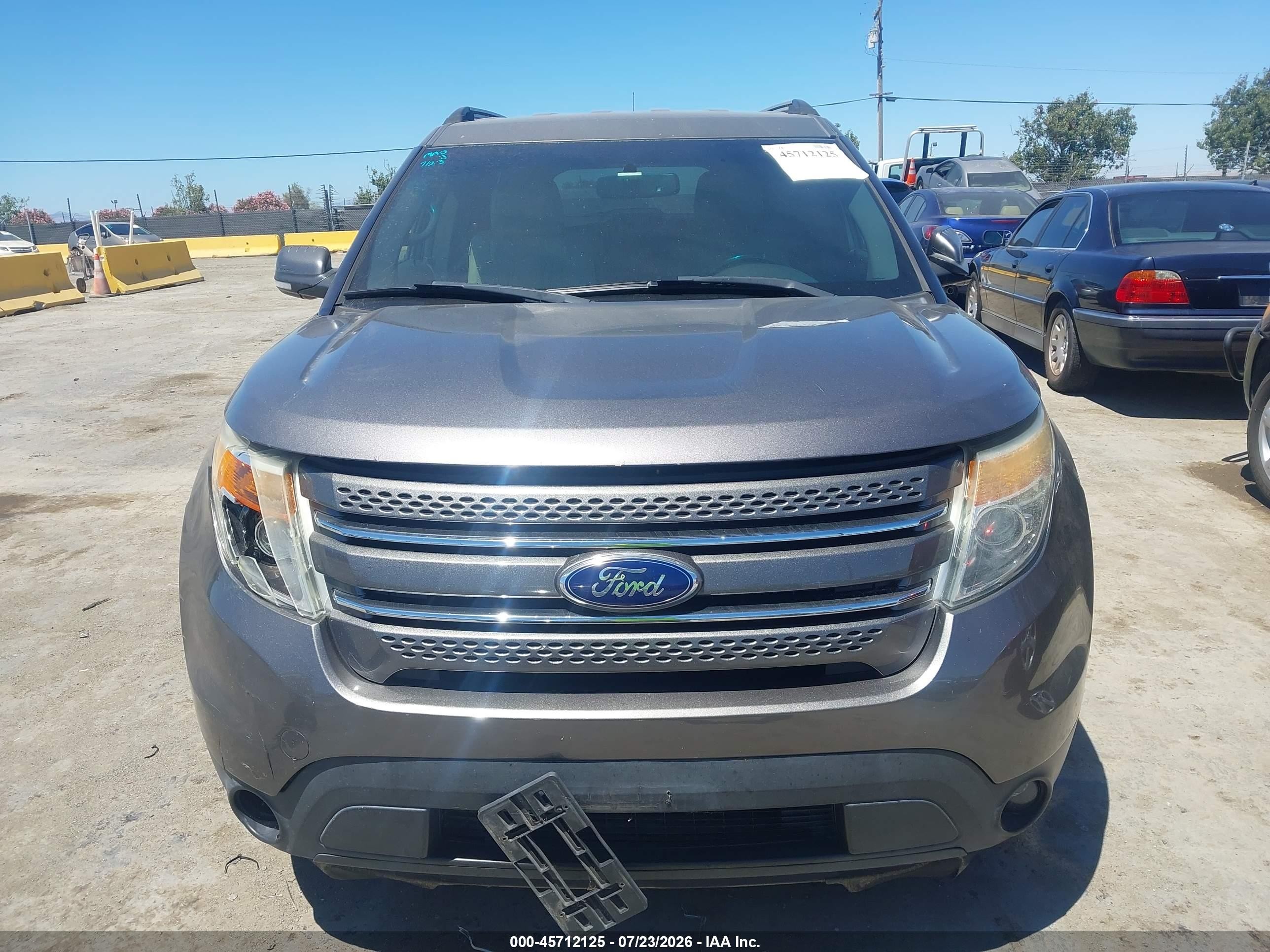 2014 Ford Explorer Limited Gray vin: 1FM5K7F84EGA23913