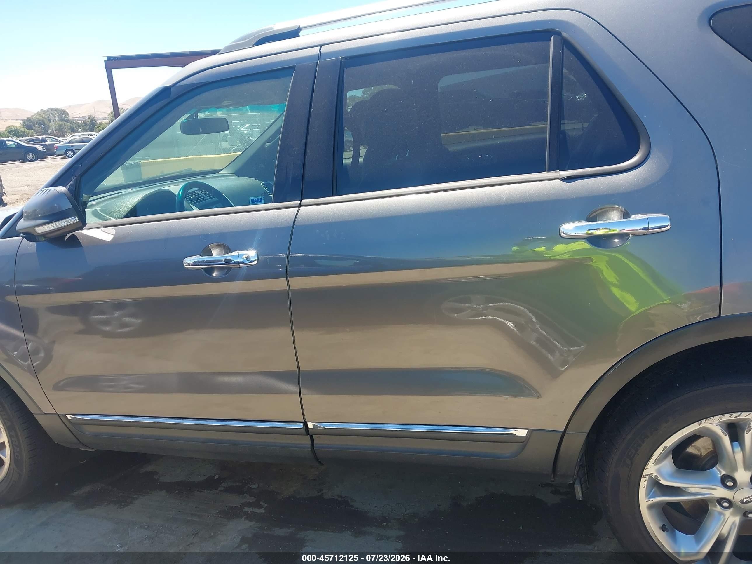 2014 Ford Explorer Limited Gray vin: 1FM5K7F84EGA23913