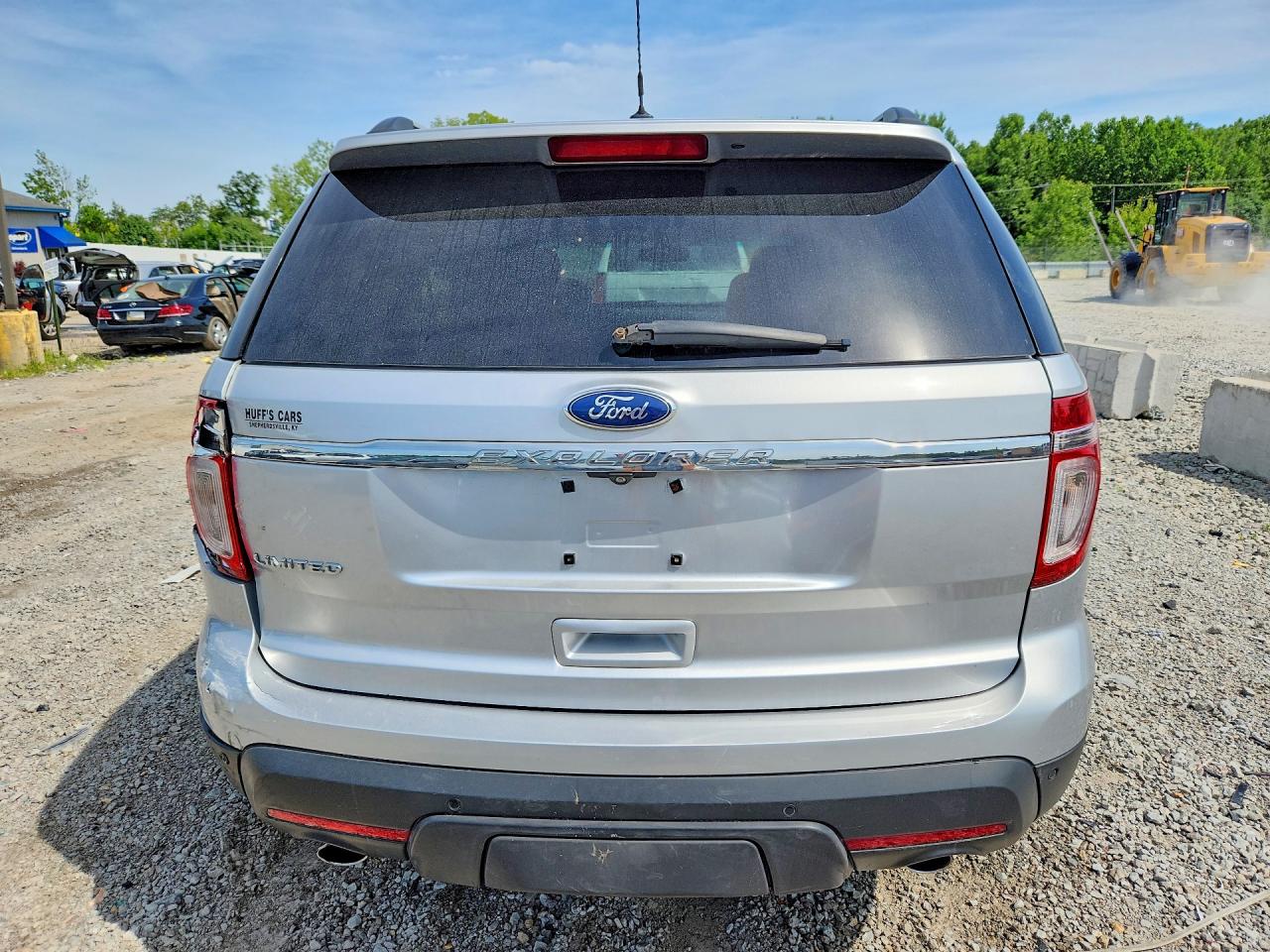 2014 Ford Explorer Limited Silver vin: 1FM5K7F84EGA58595