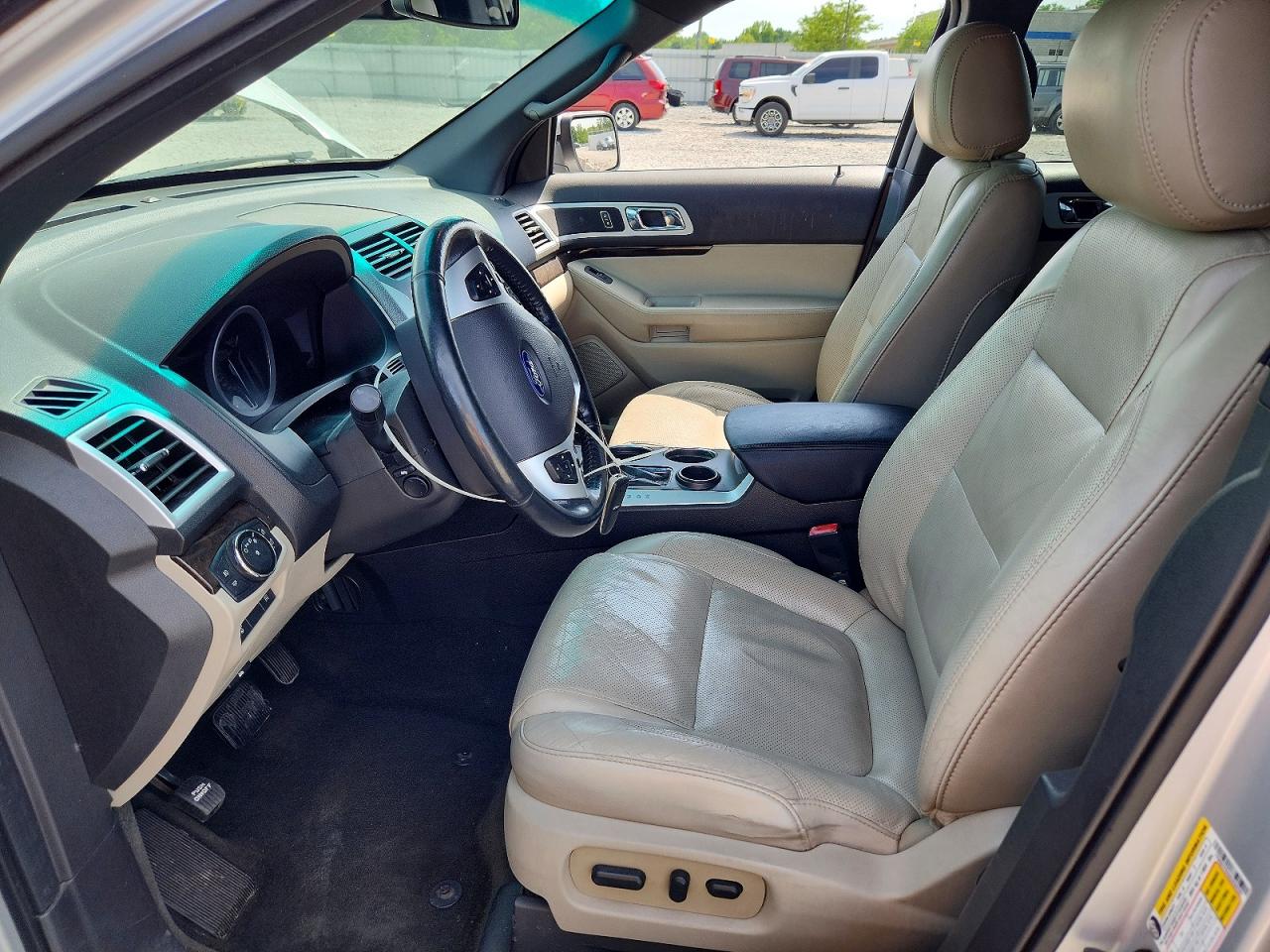 2014 Ford Explorer Limited Silver vin: 1FM5K7F84EGA58595