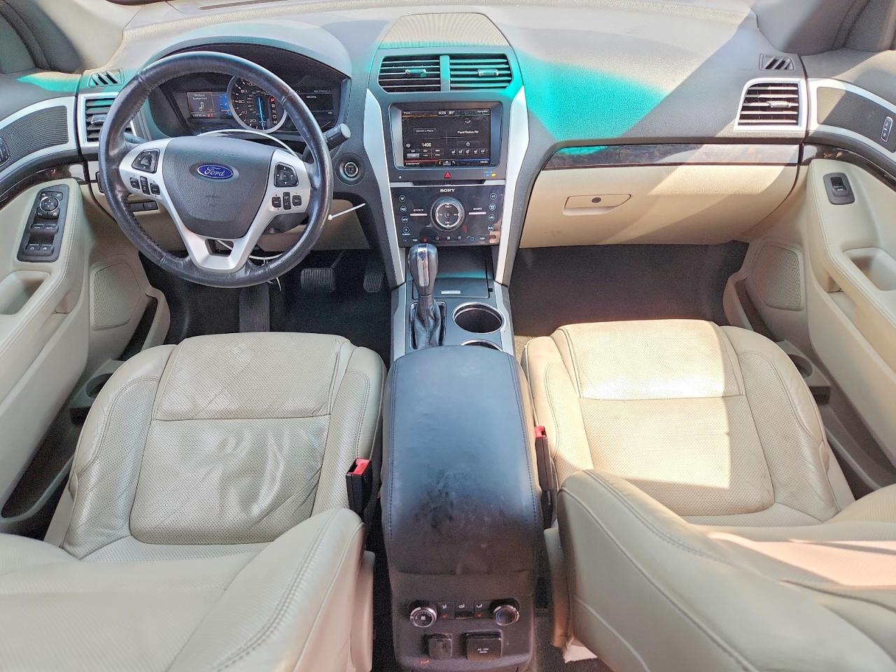 2014 Ford Explorer Limited Silver vin: 1FM5K7F84EGA58595