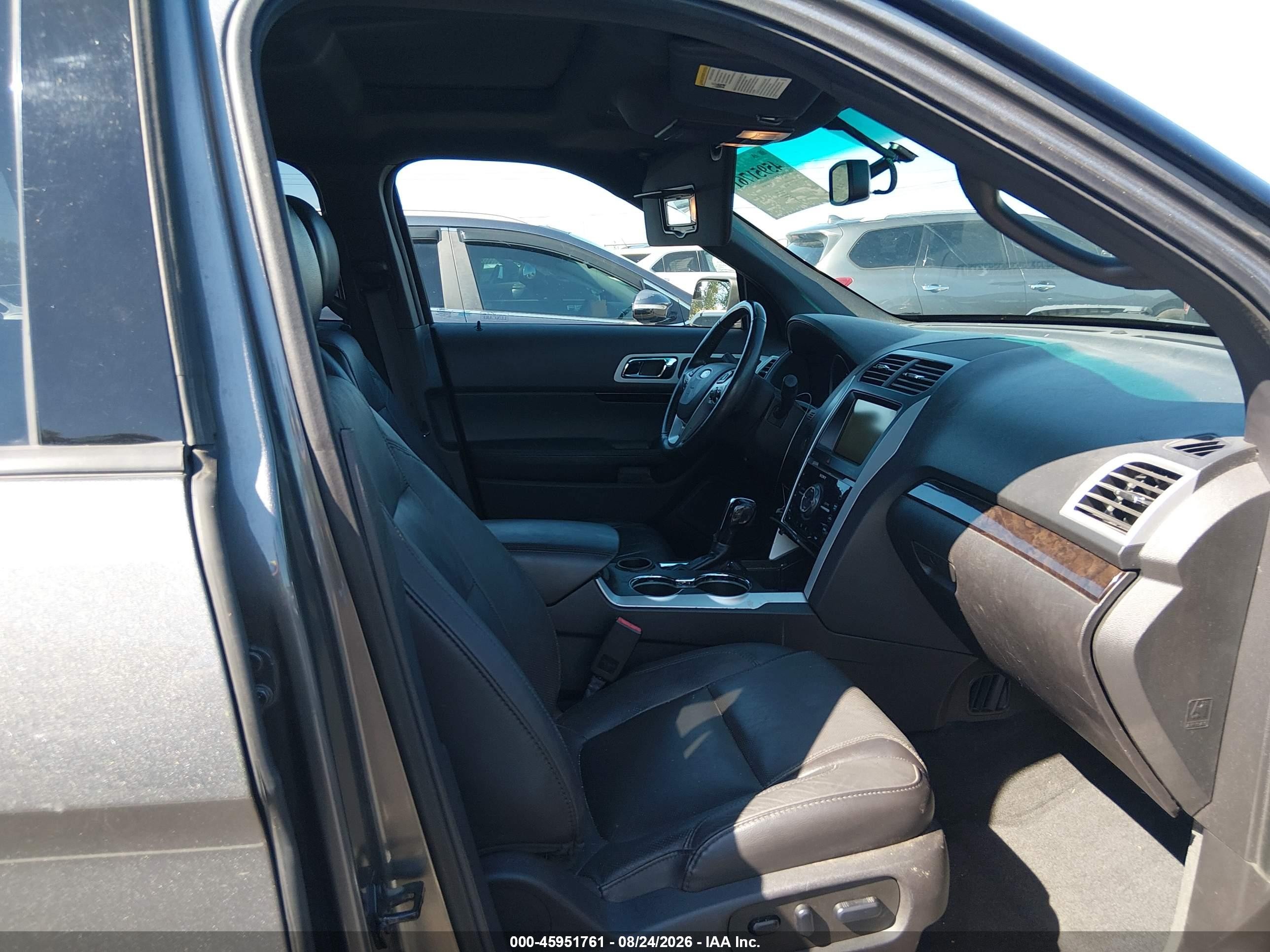 2014 Ford Explorer Limited Gray vin: 1FM5K7F84EGC44248