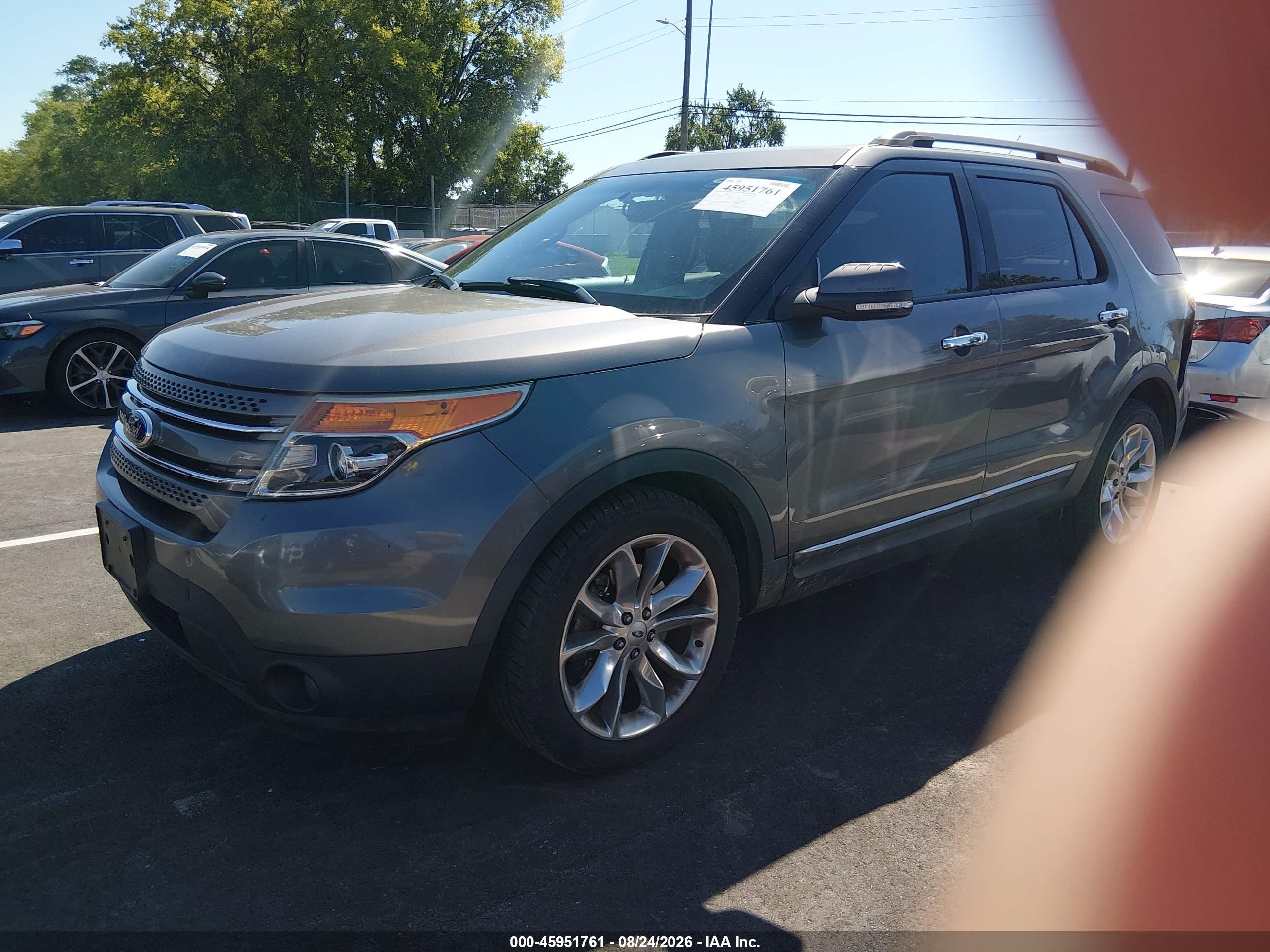 2014 Ford Explorer Limited Gray vin: 1FM5K7F84EGC44248