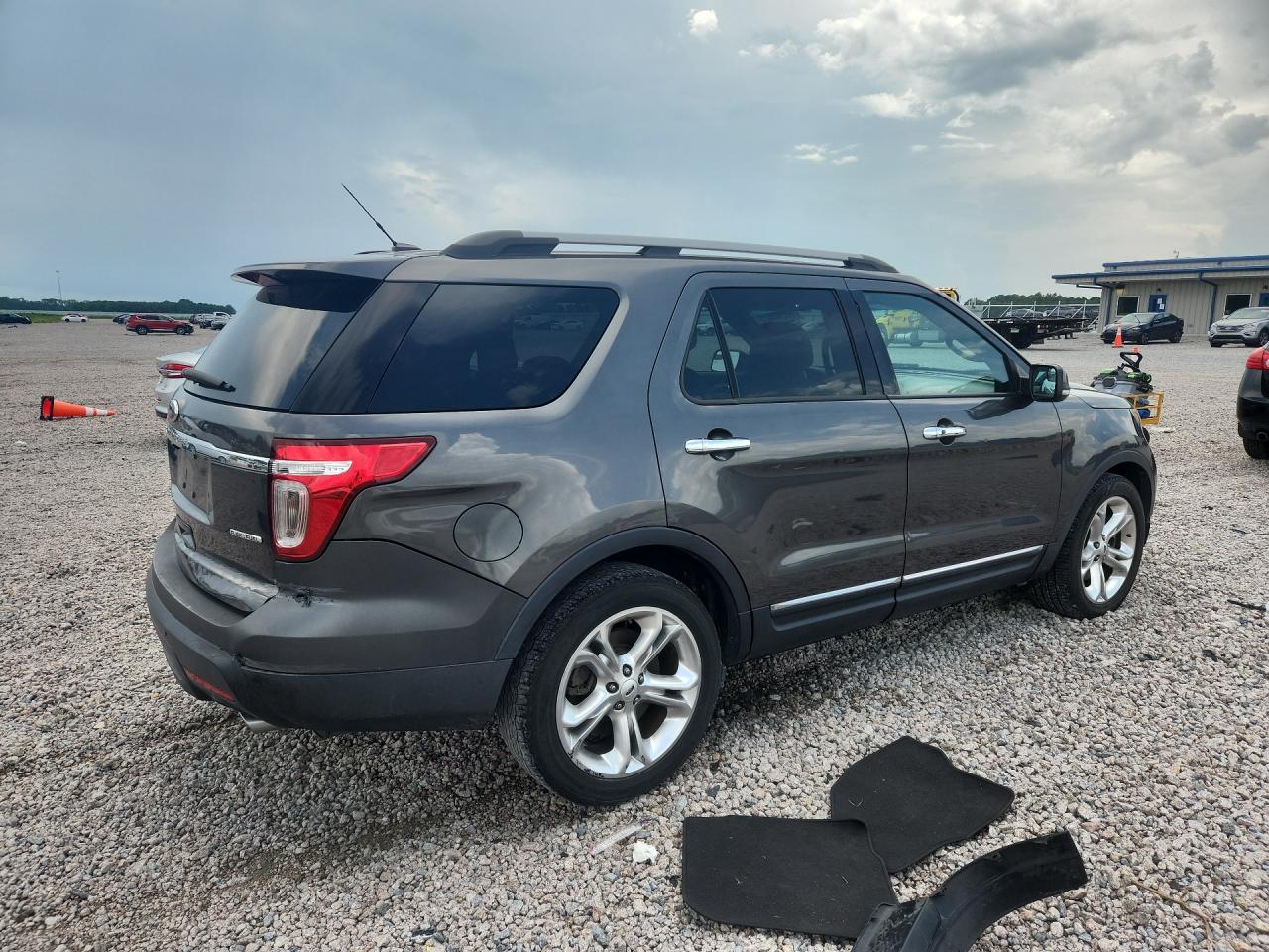 2015 Ford Explorer Limited Gray vin: 1FM5K7F84FGA09463
