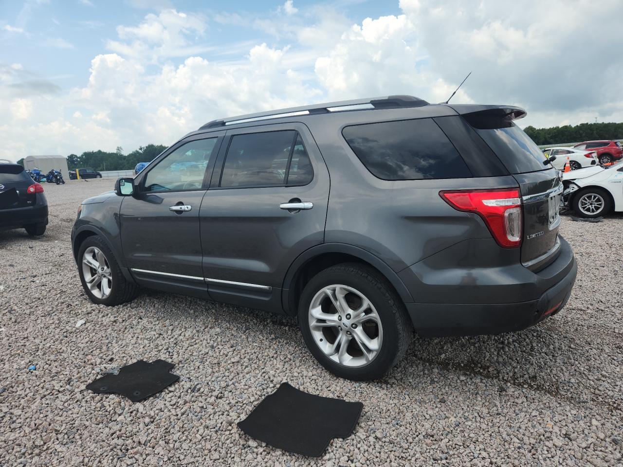 2015 Ford Explorer Limited Gray vin: 1FM5K7F84FGA09463