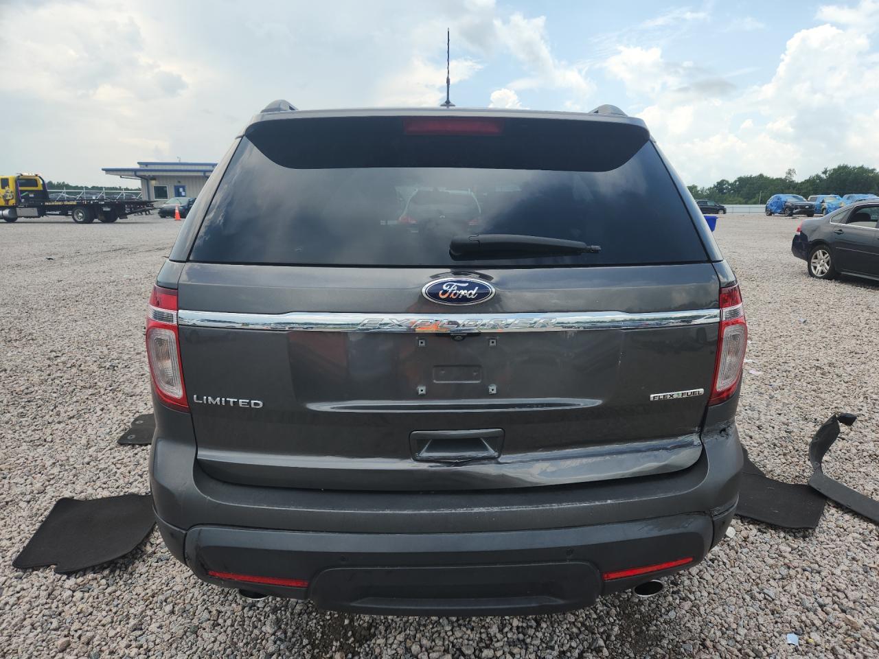 2015 Ford Explorer Limited Gray vin: 1FM5K7F84FGA09463