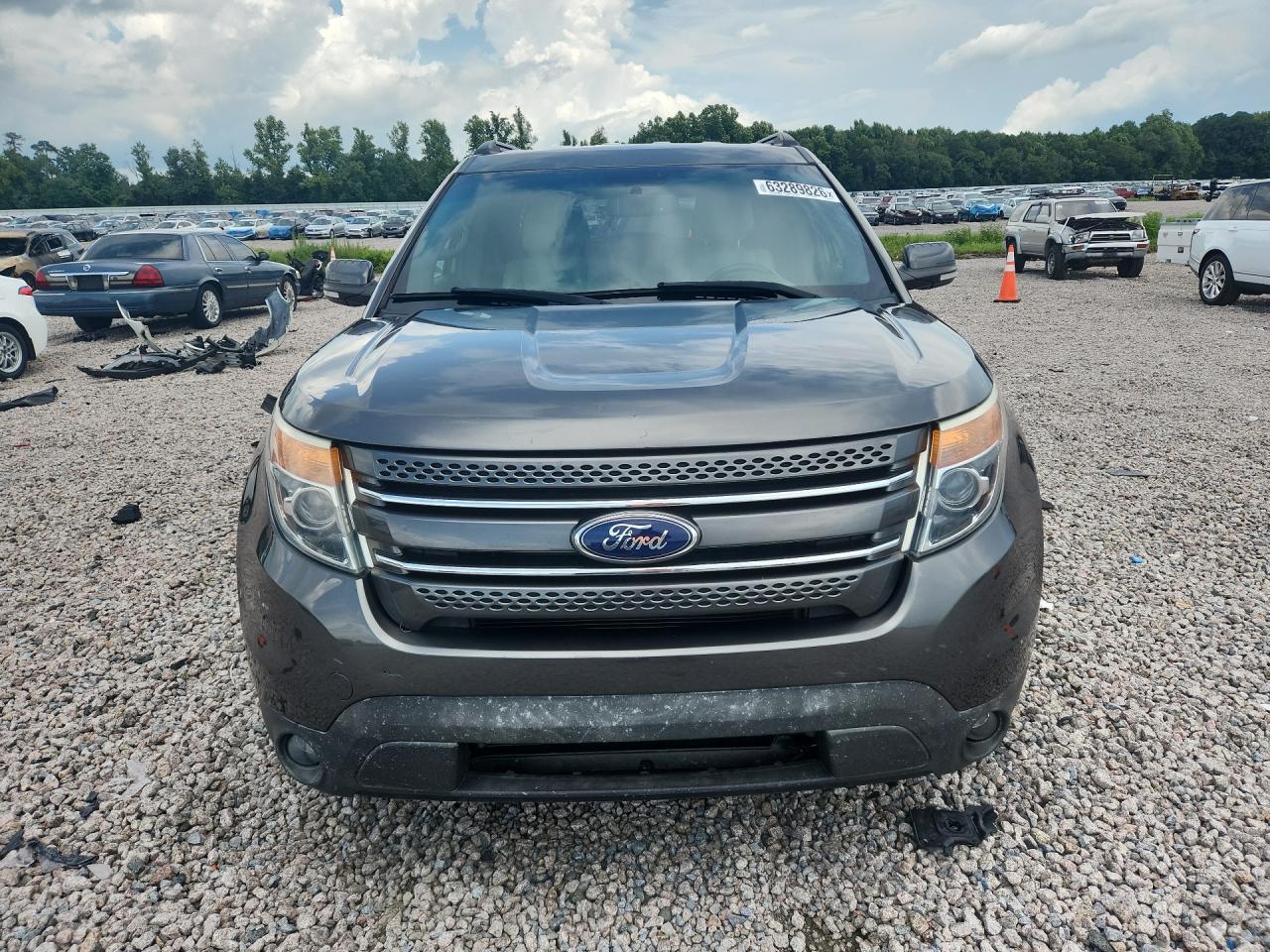 2015 Ford Explorer Limited Gray vin: 1FM5K7F84FGA09463