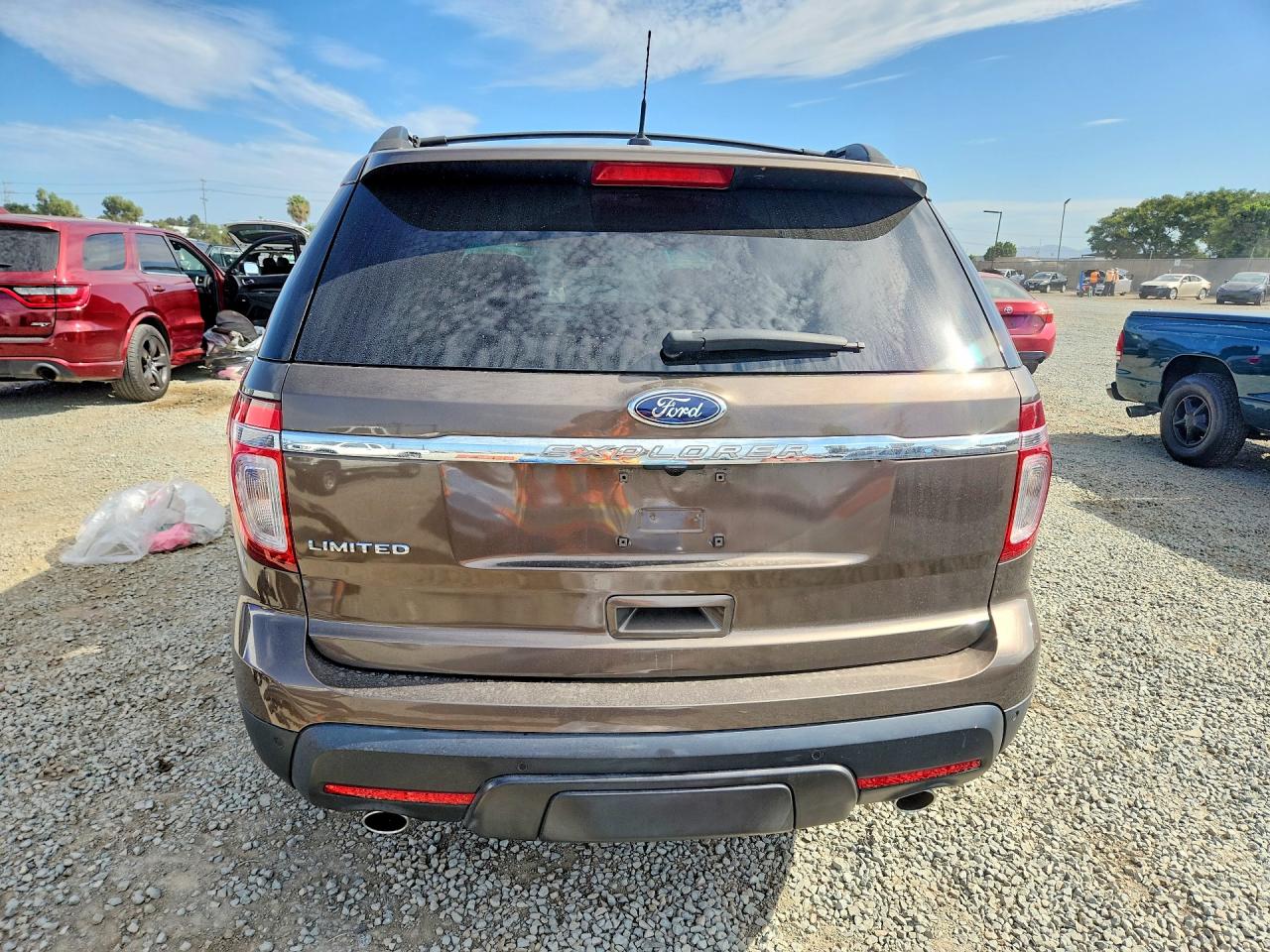 2015 Ford Explorer Limited Brown vin: 1FM5K7F84FGA27557