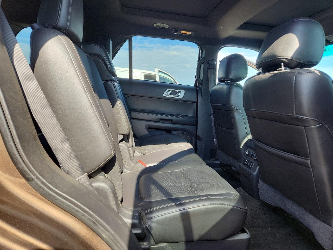 2015 Ford Explorer Limited Brown vin: 1FM5K7F84FGA27557
