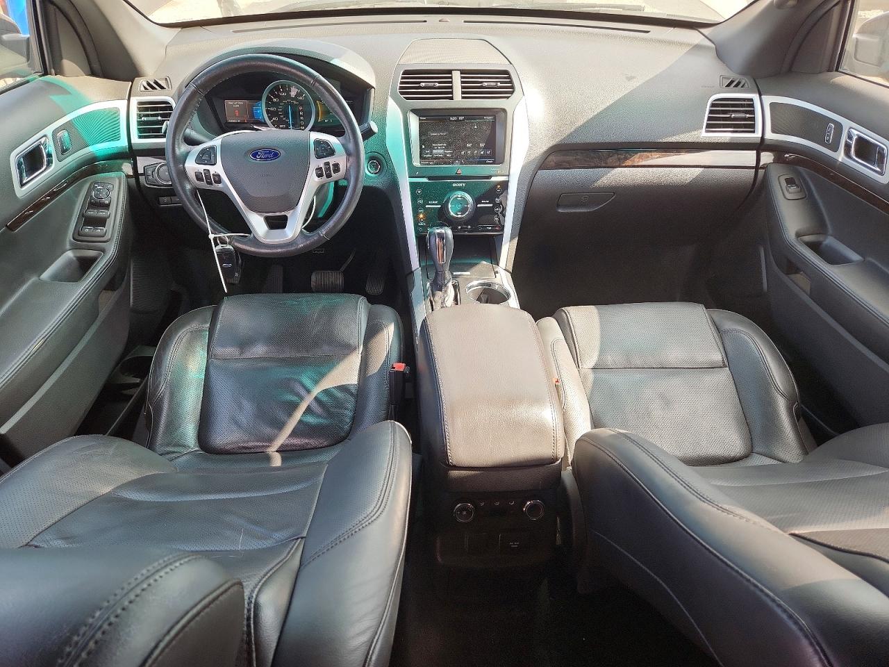 2015 Ford Explorer Limited Brown vin: 1FM5K7F84FGA27557