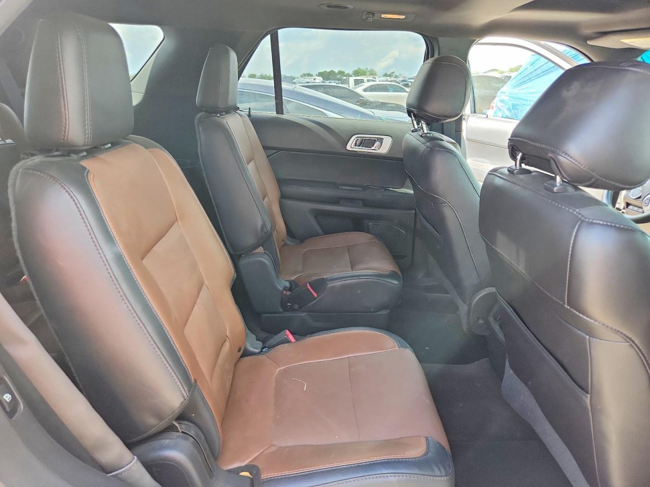 2015 Ford Explorer Limited White vin: 1FM5K7F84FGA85636