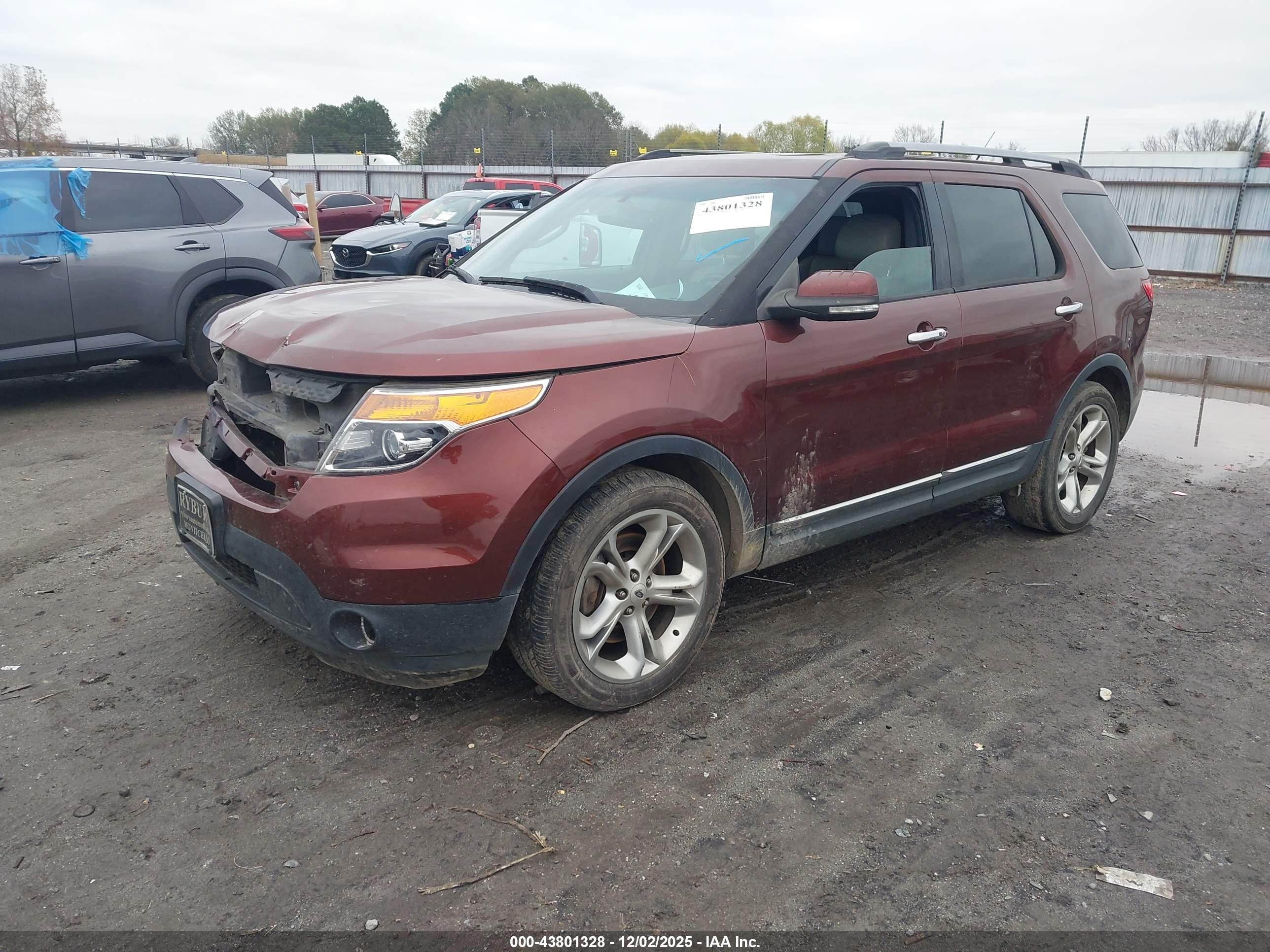 2015 Ford Explorer Limited Коричневый vin: 1FM5K7F84FGB78852