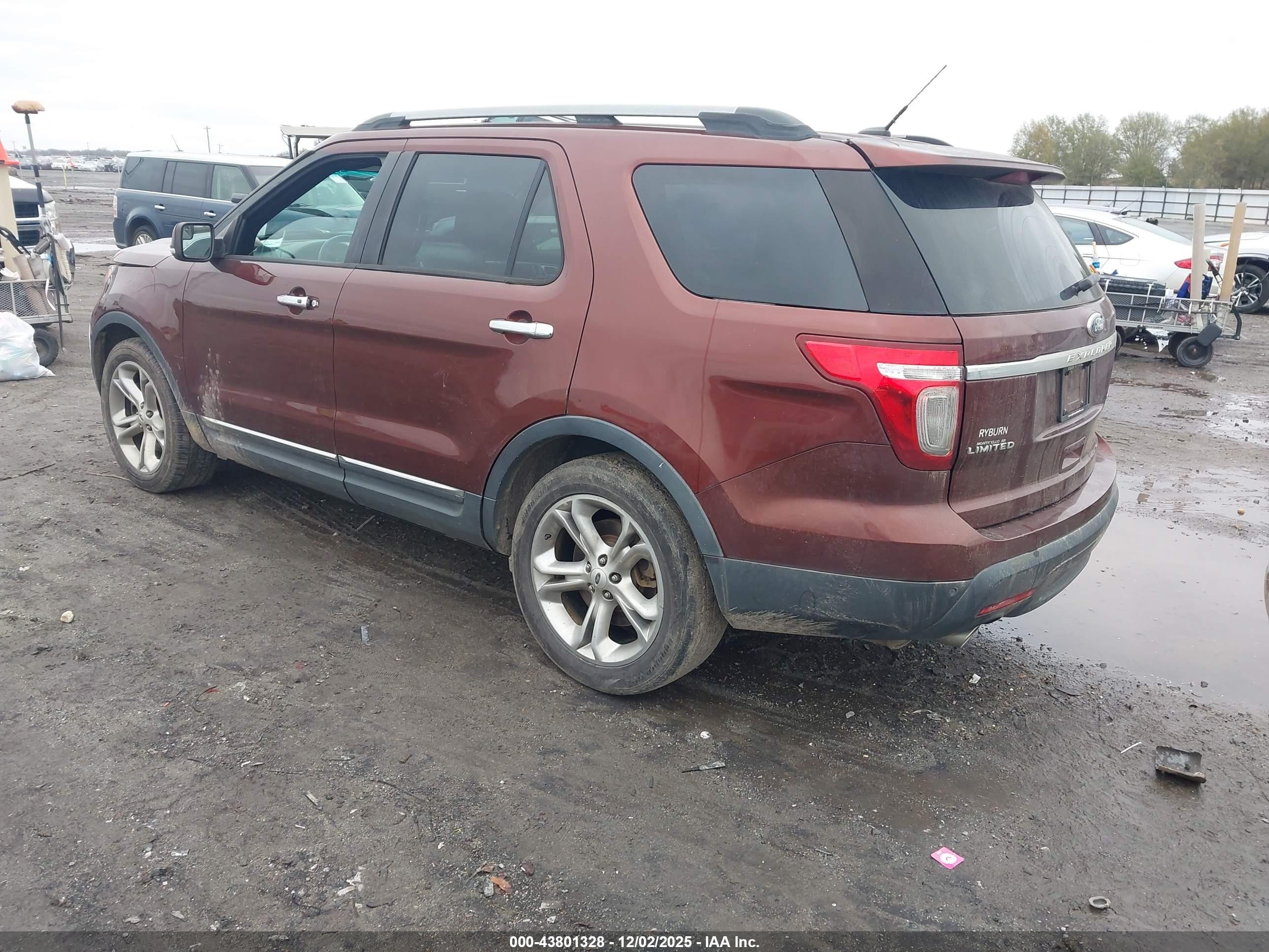 2015 Ford Explorer Limited Коричневый vin: 1FM5K7F84FGB78852