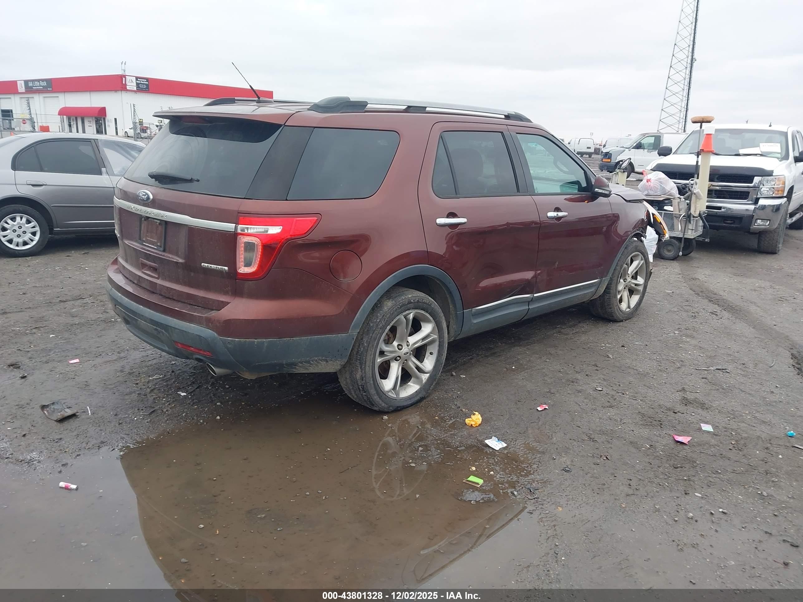 2015 Ford Explorer Limited Коричневый vin: 1FM5K7F84FGB78852