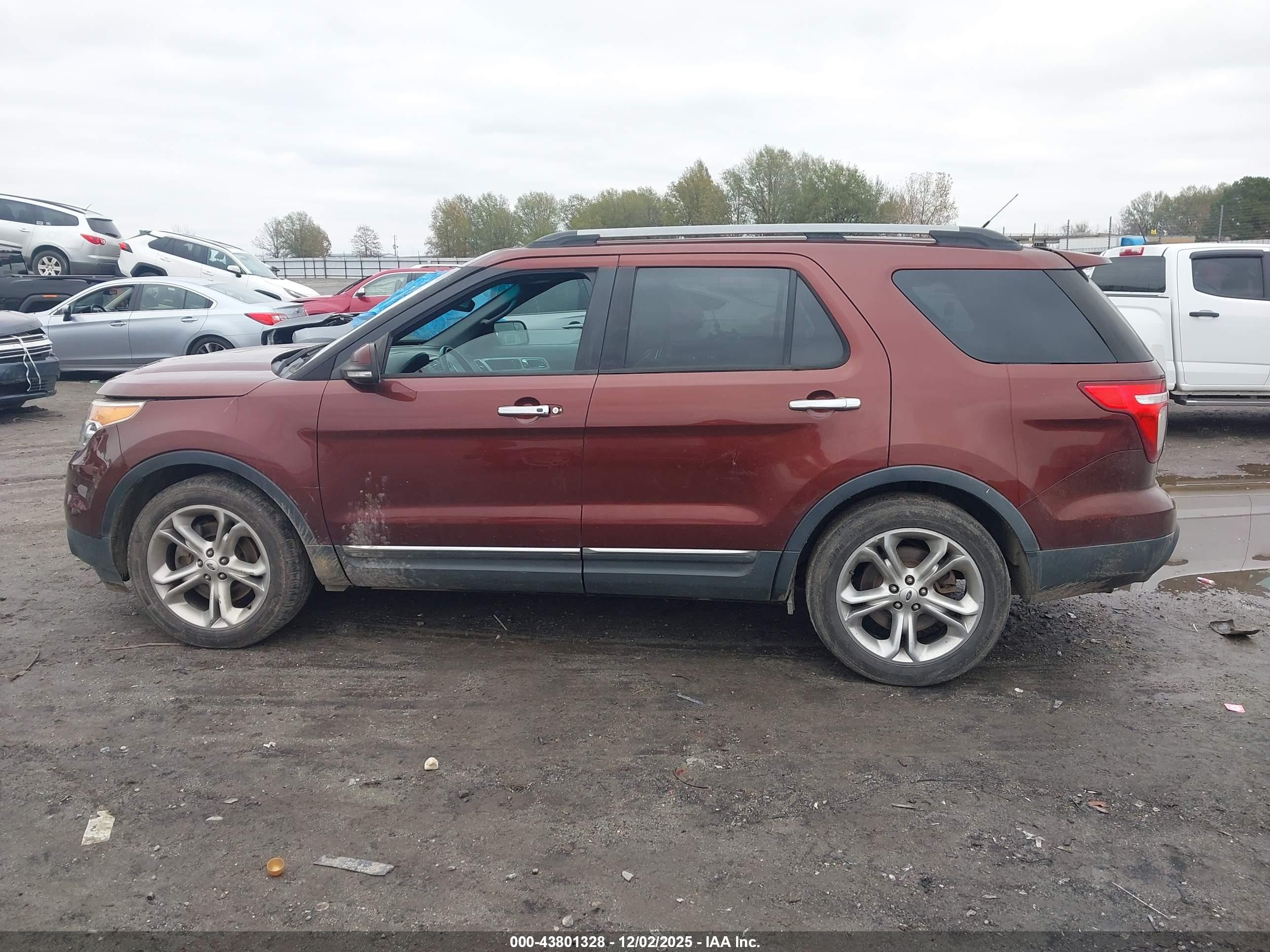 2015 Ford Explorer Limited Коричневый vin: 1FM5K7F84FGB78852