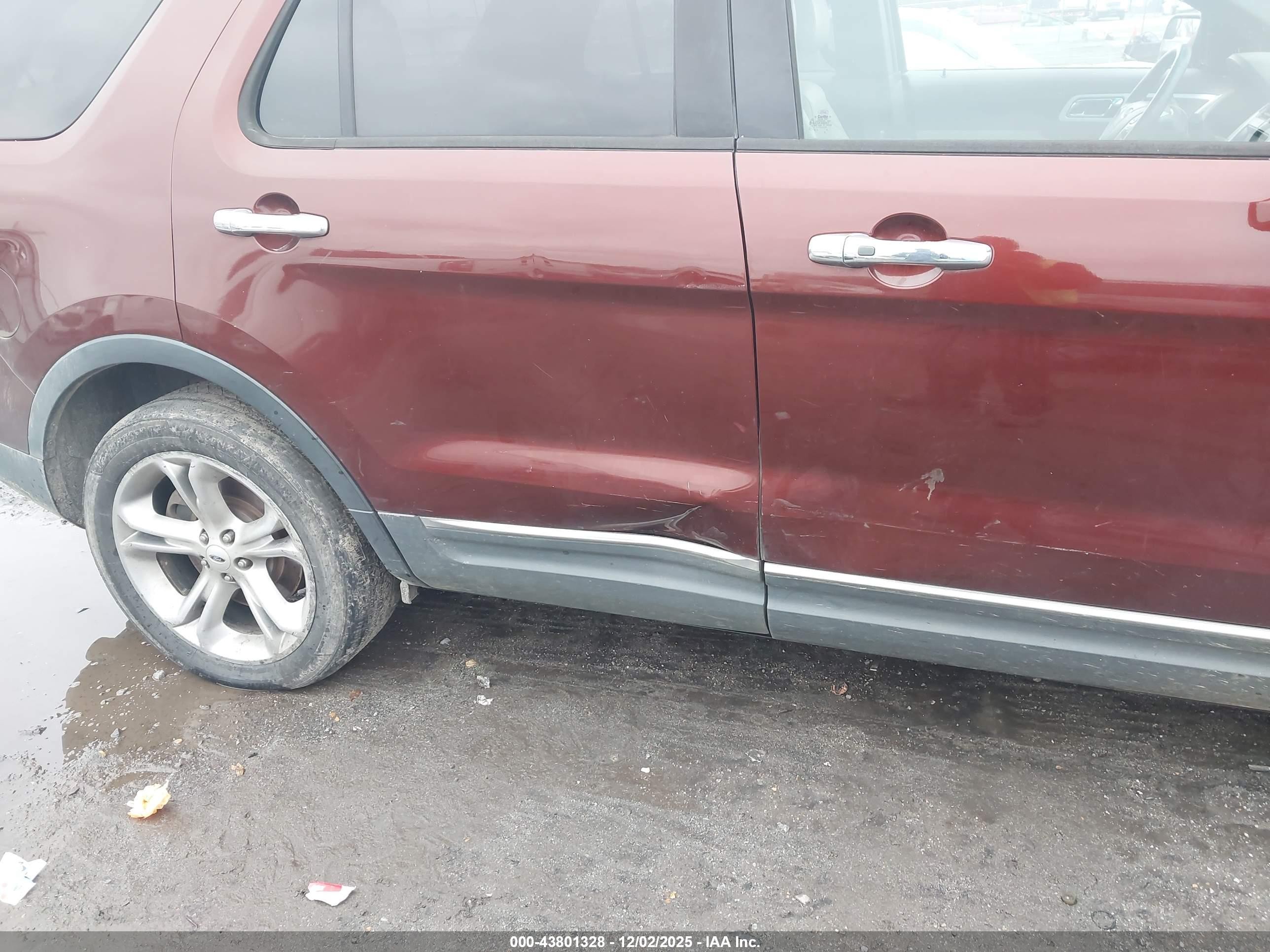 2015 Ford Explorer Limited Коричневый vin: 1FM5K7F84FGB78852