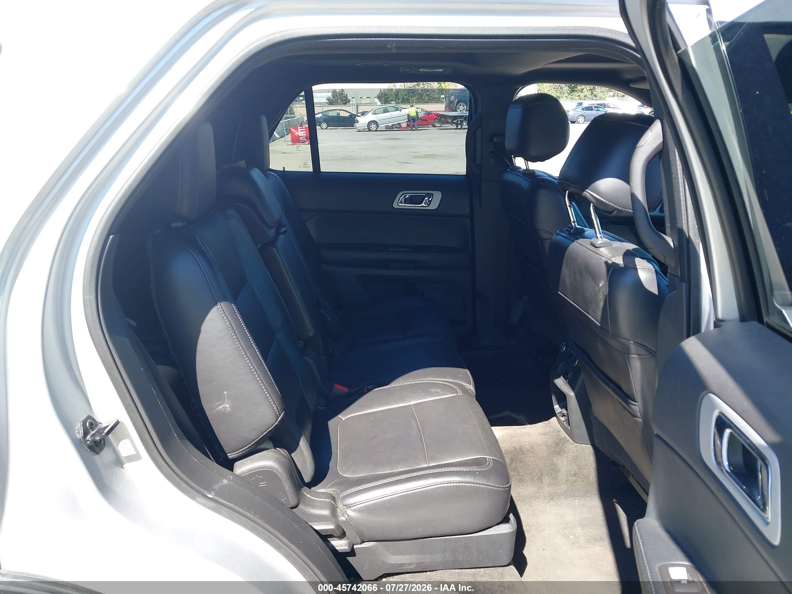 2015 Ford Explorer Limited Gray vin: 1FM5K7F84FGB97725