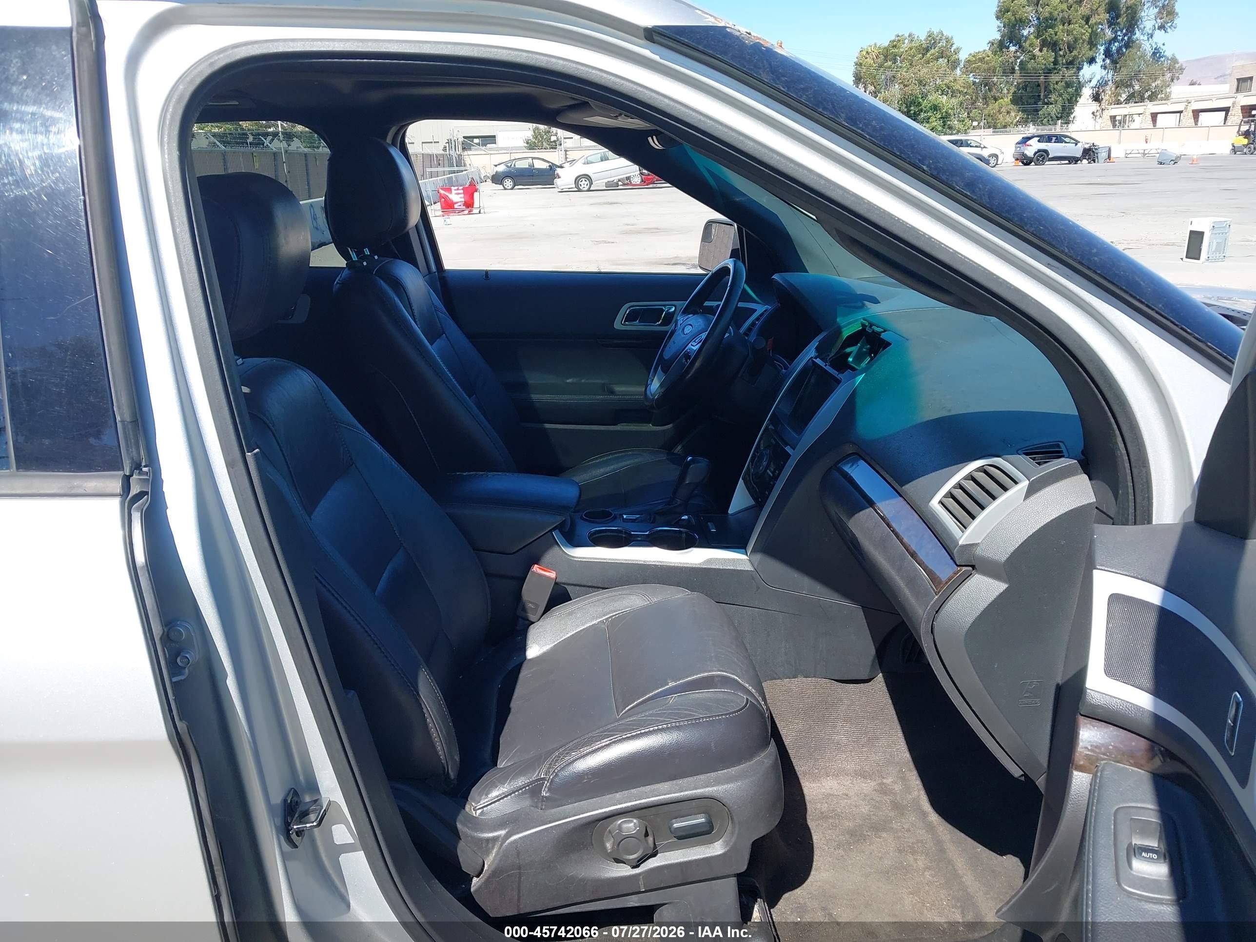 2015 Ford Explorer Limited Gray vin: 1FM5K7F84FGB97725
