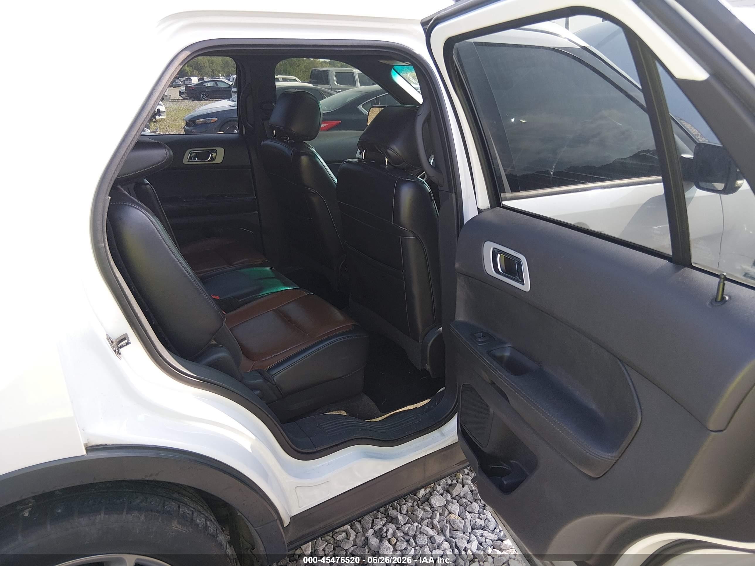 2013 Ford Explorer Limited White vin: 1FM5K7F85DGA65182