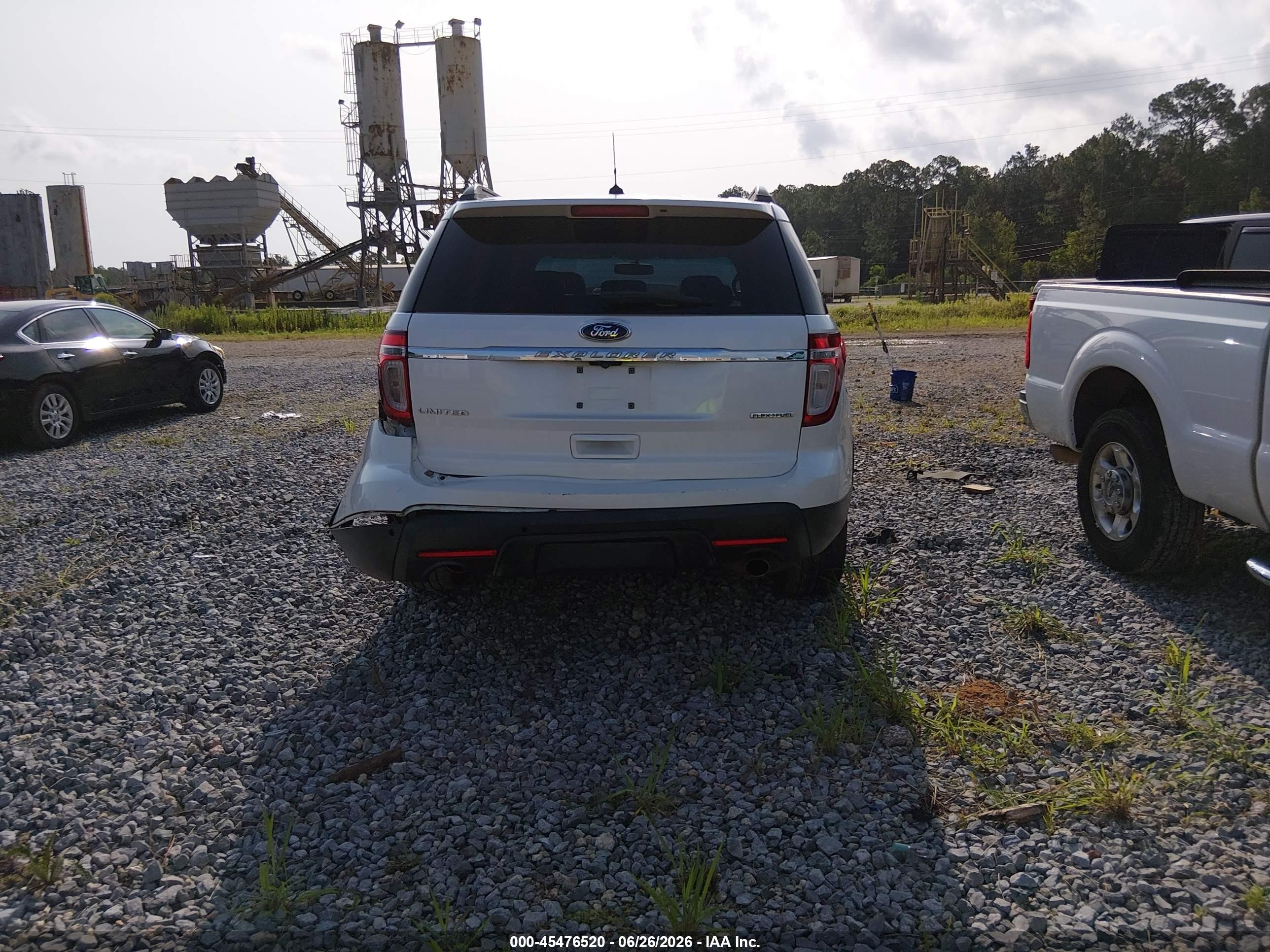 2013 Ford Explorer Limited White vin: 1FM5K7F85DGA65182